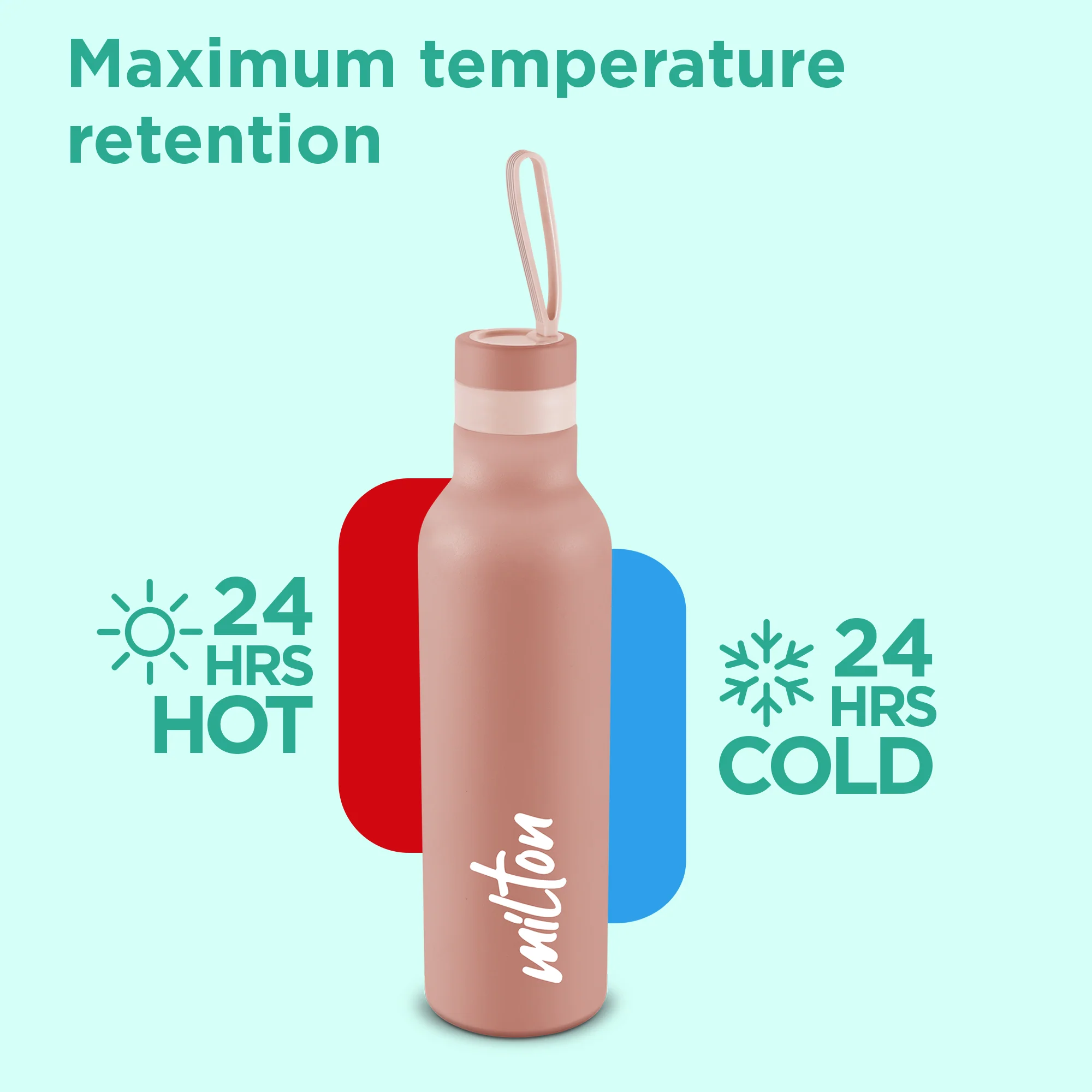 New Smarty Hot and Cold Thermosteel Bottle (Milton) - Image 3