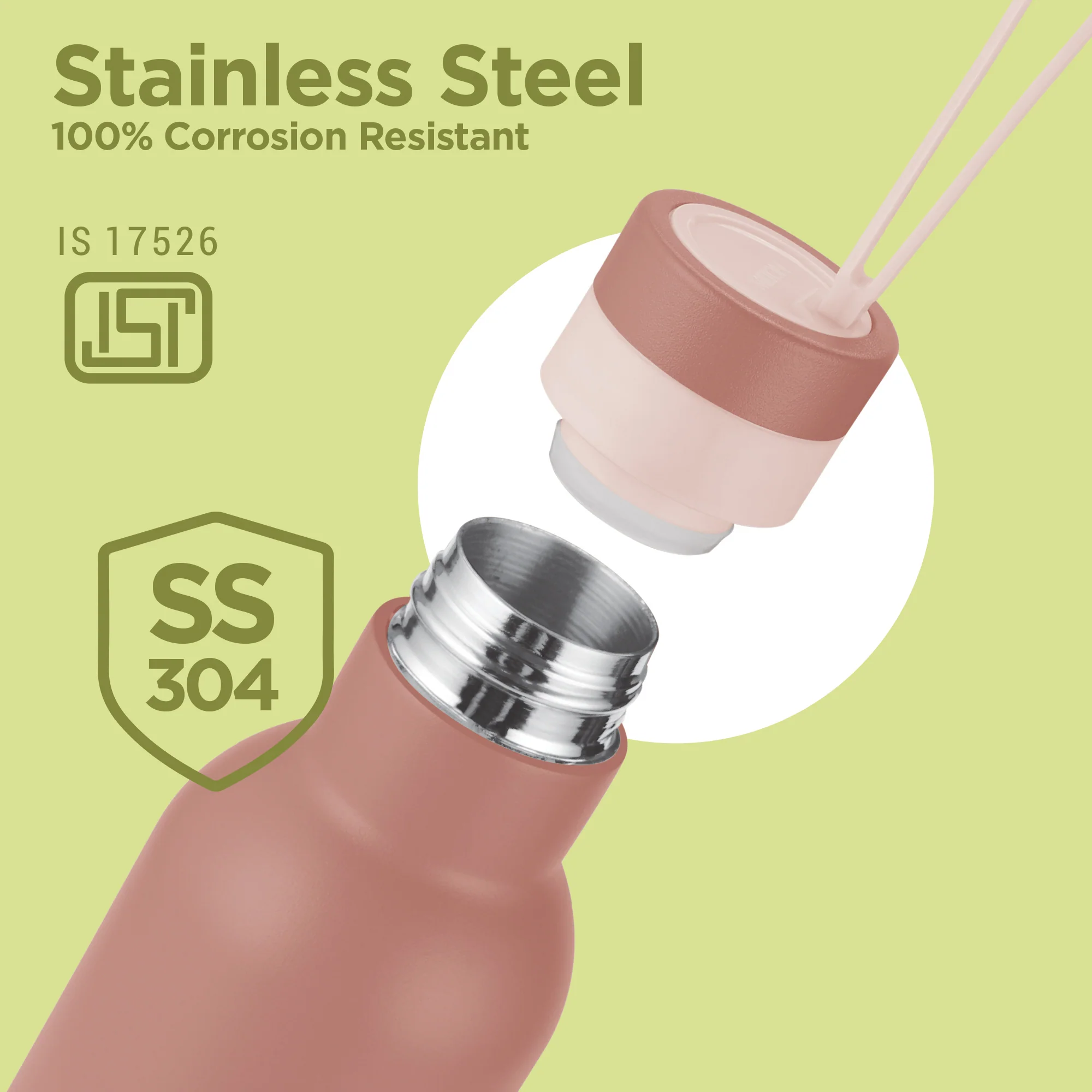 New Smarty Hot and Cold Thermosteel Bottle (Milton) - Image 7