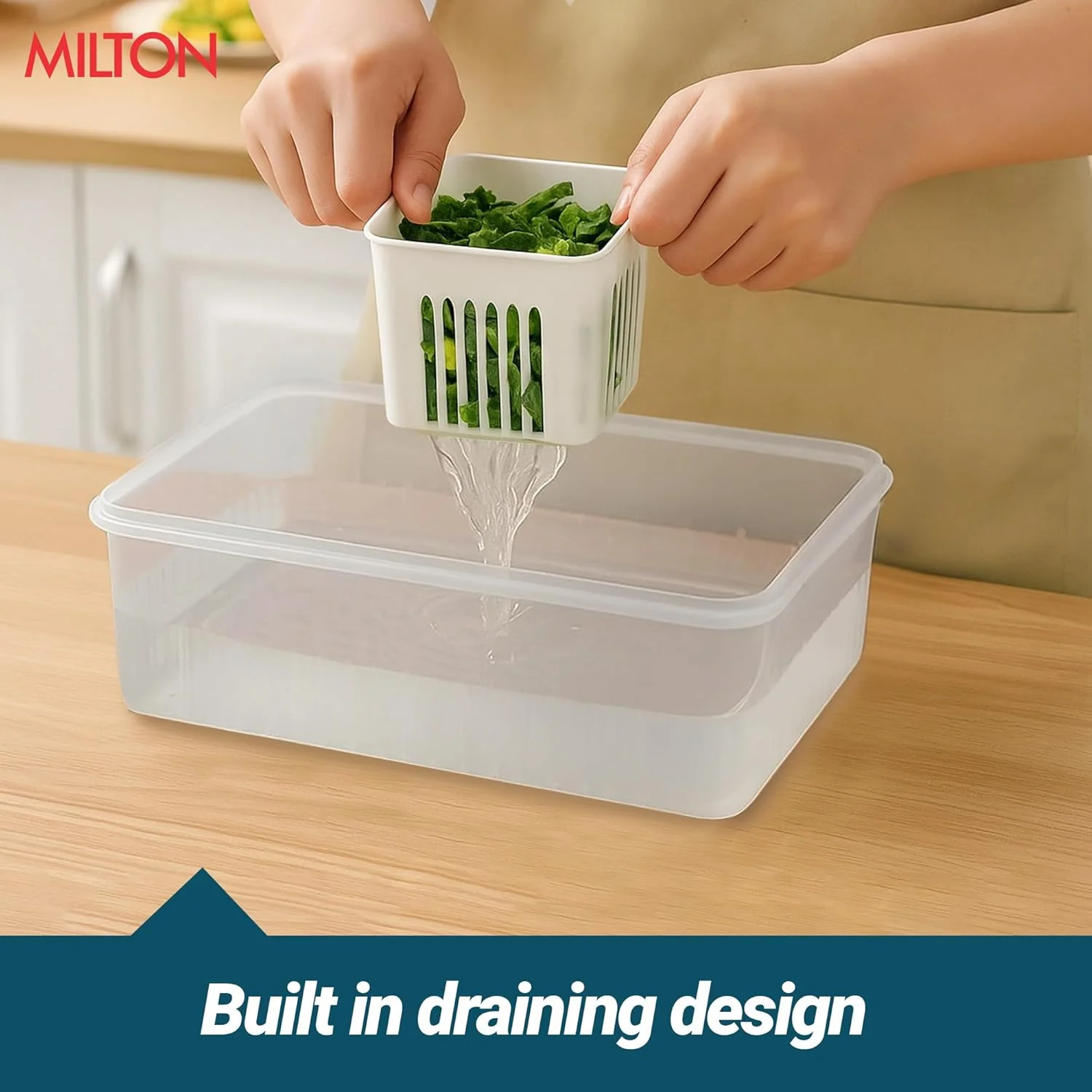 6 Grid Fridge Storage Containers (Milton) - Image 5