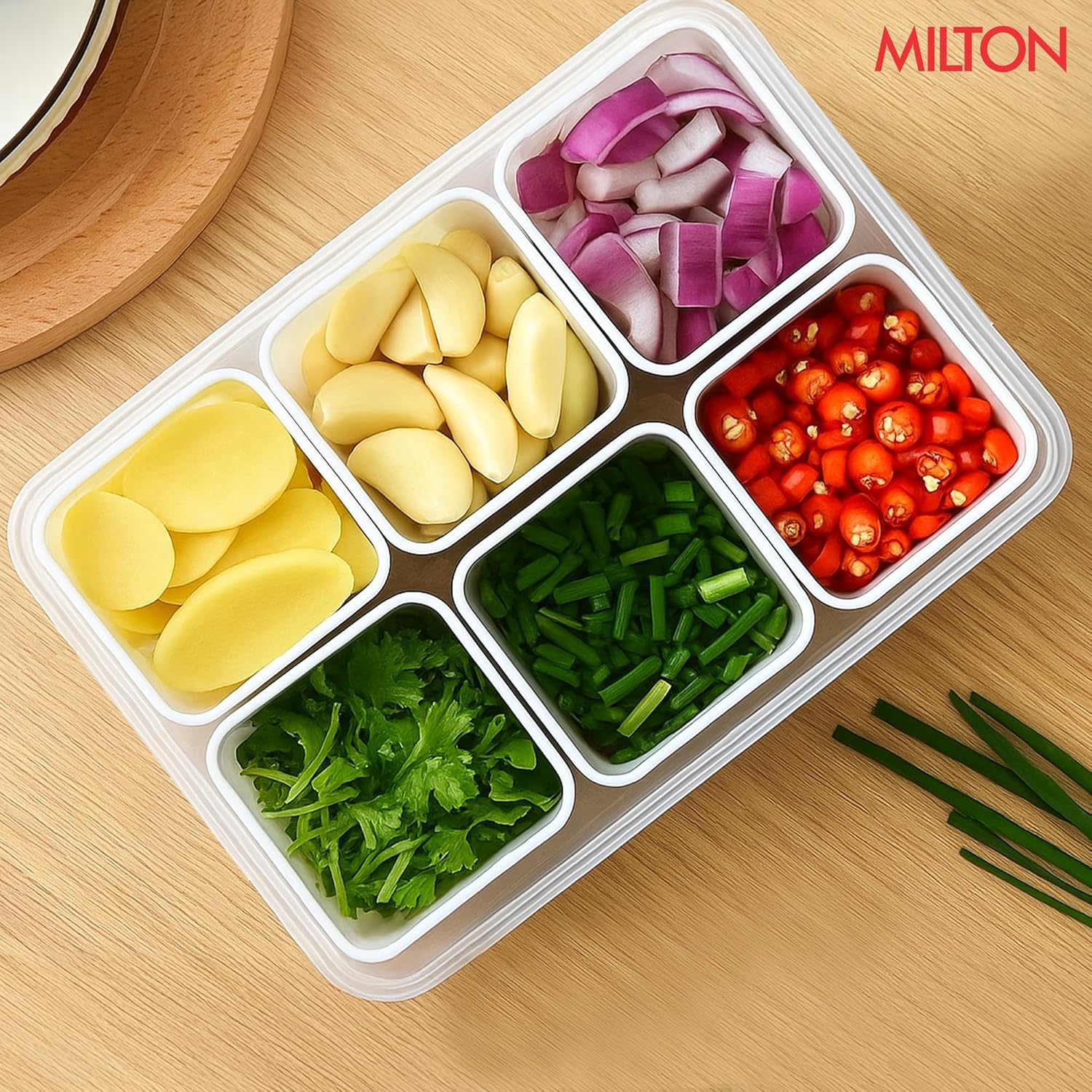 6 Grid Fridge Storage Containers (Milton) - Image 7