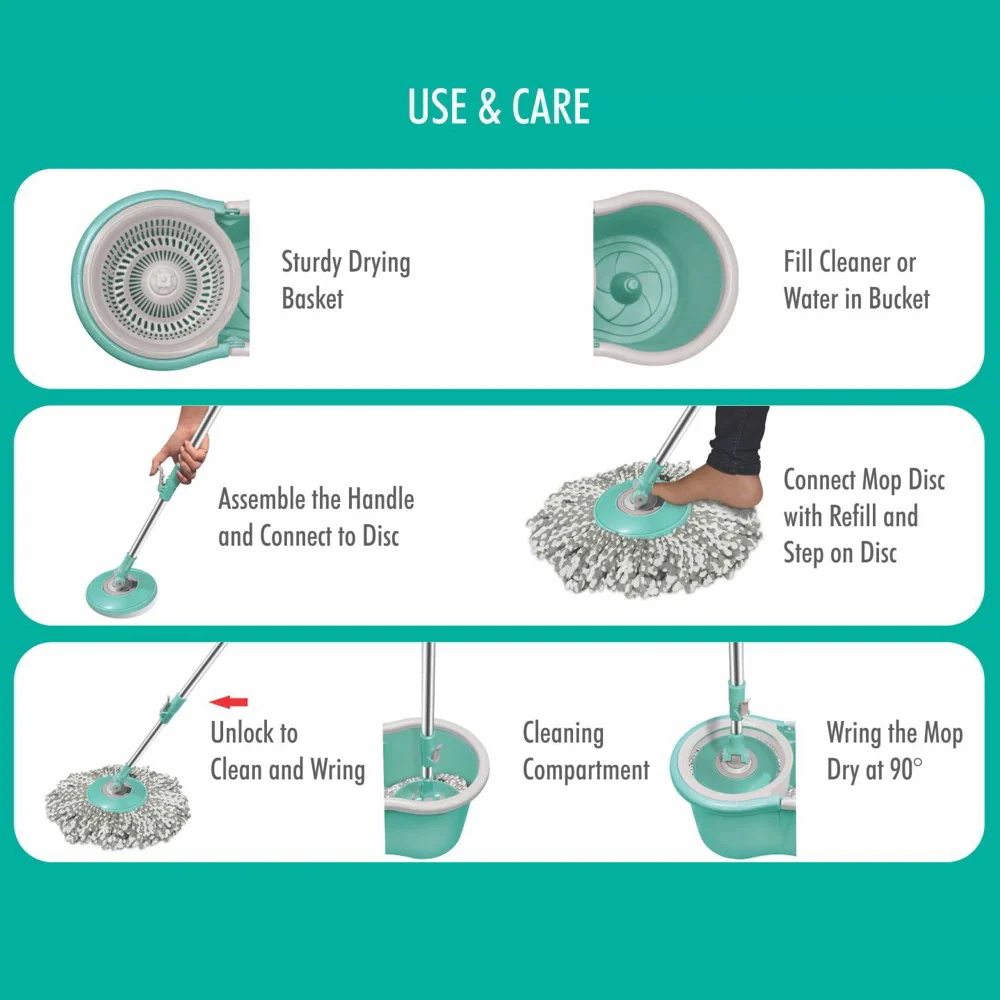 Ace Spin Mop (Spotzero by Milton) - Image 4
