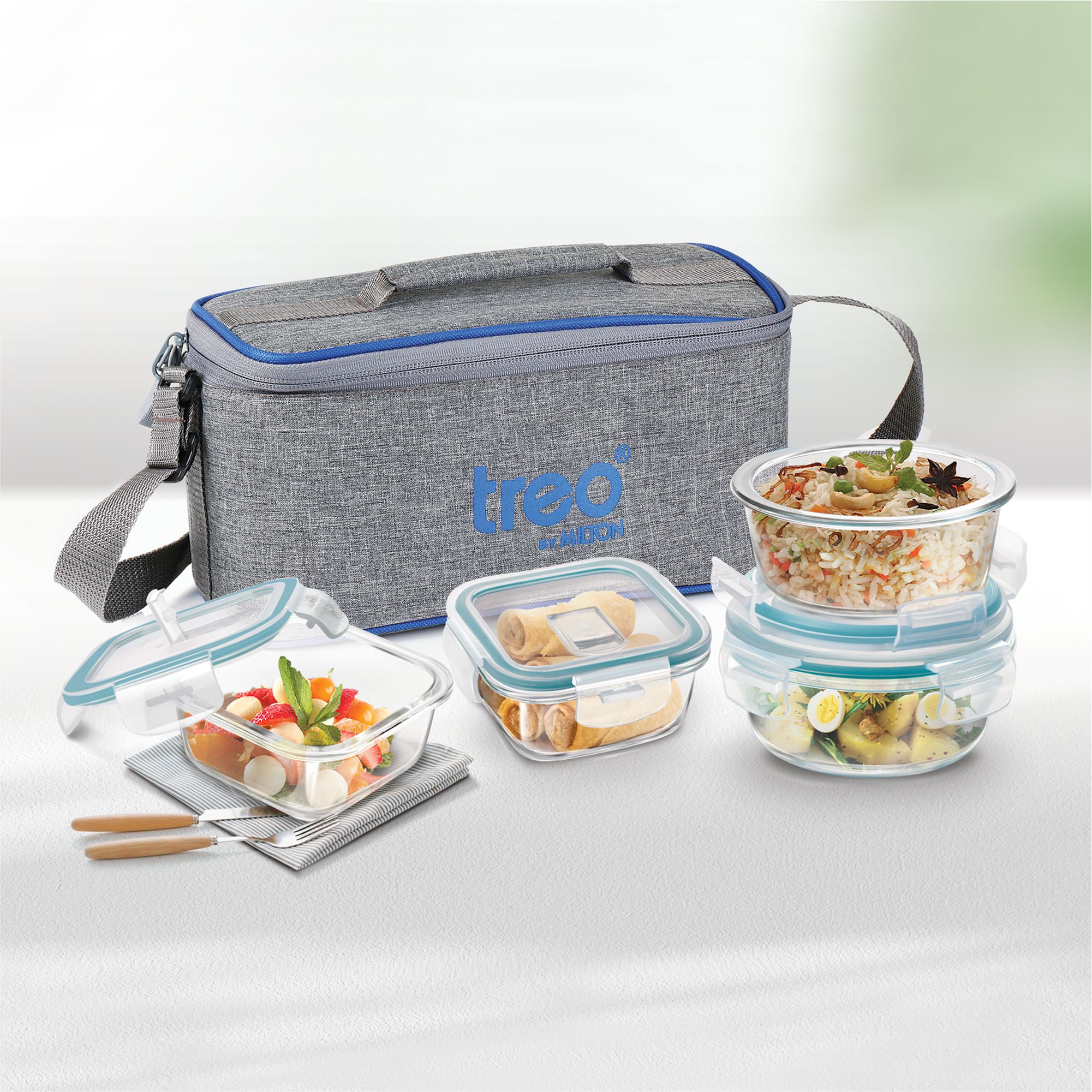 All Fresh Borosilicate Omni Tiffin (Treo by Milton) - Image 4
