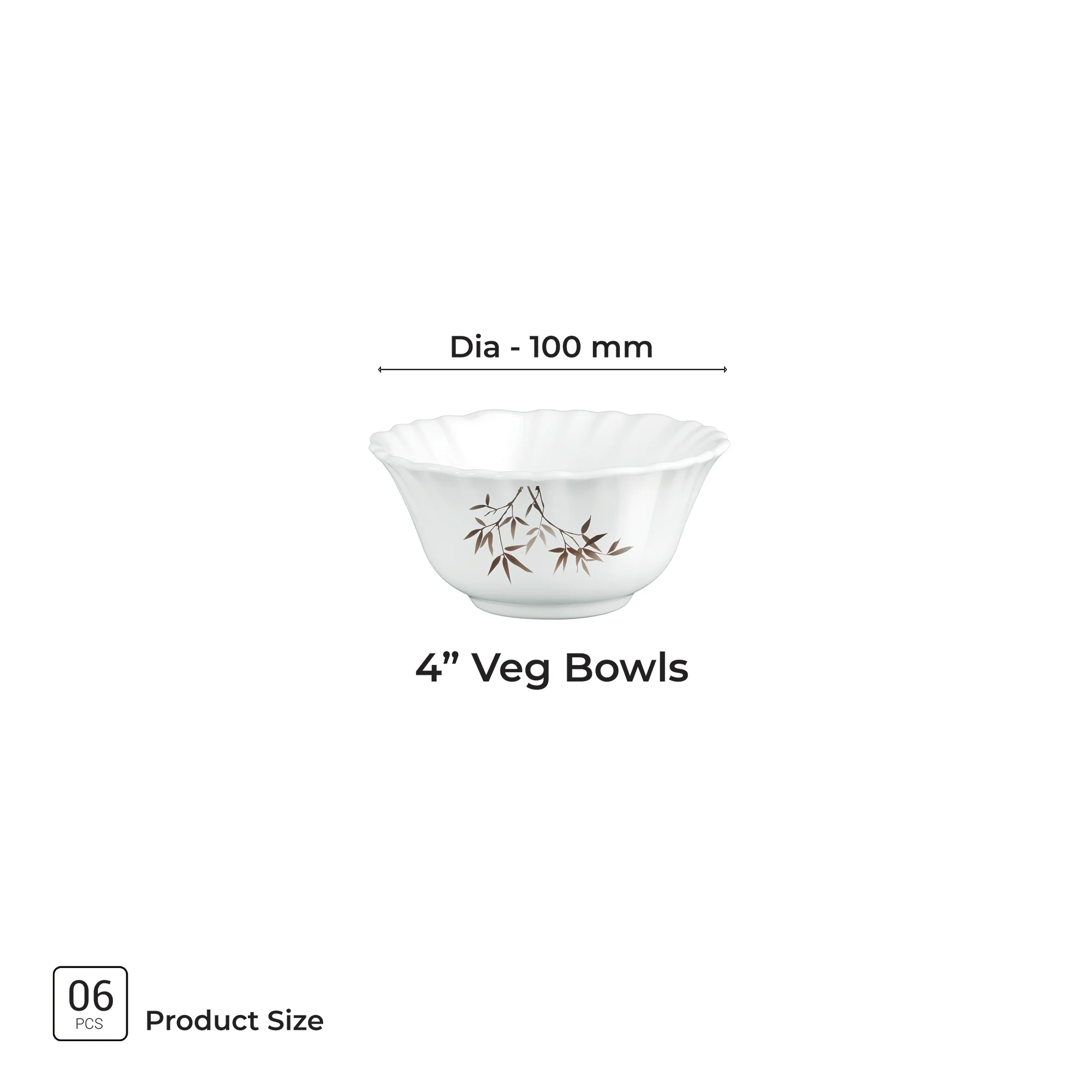 Aurelia Collection 6 Pcs Bowl Set - ARASHI (Treo By Milton) - Image 3