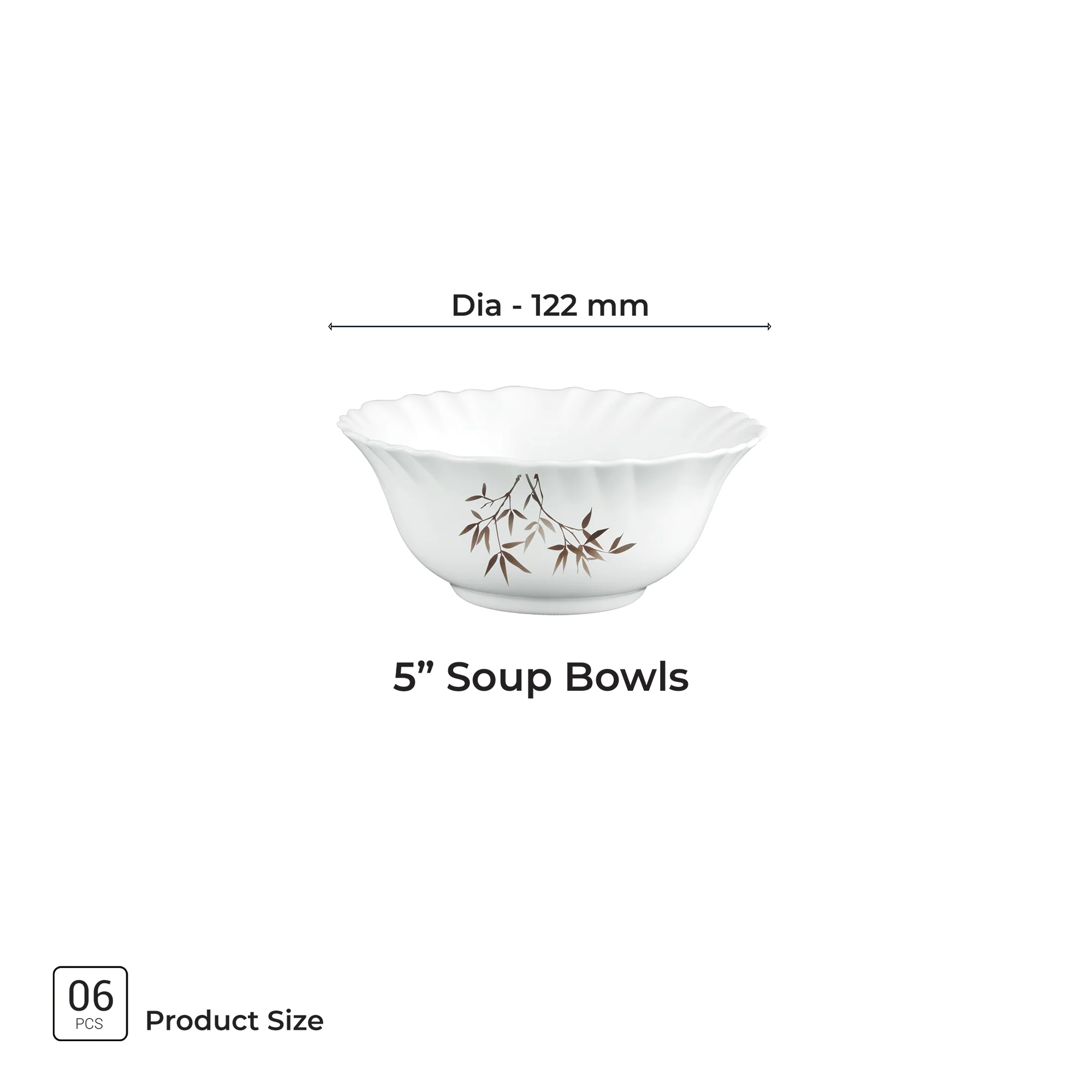 Aurelia Collection 6 Pcs Bowl Set - ARASHI (Treo By Milton) - Image 6