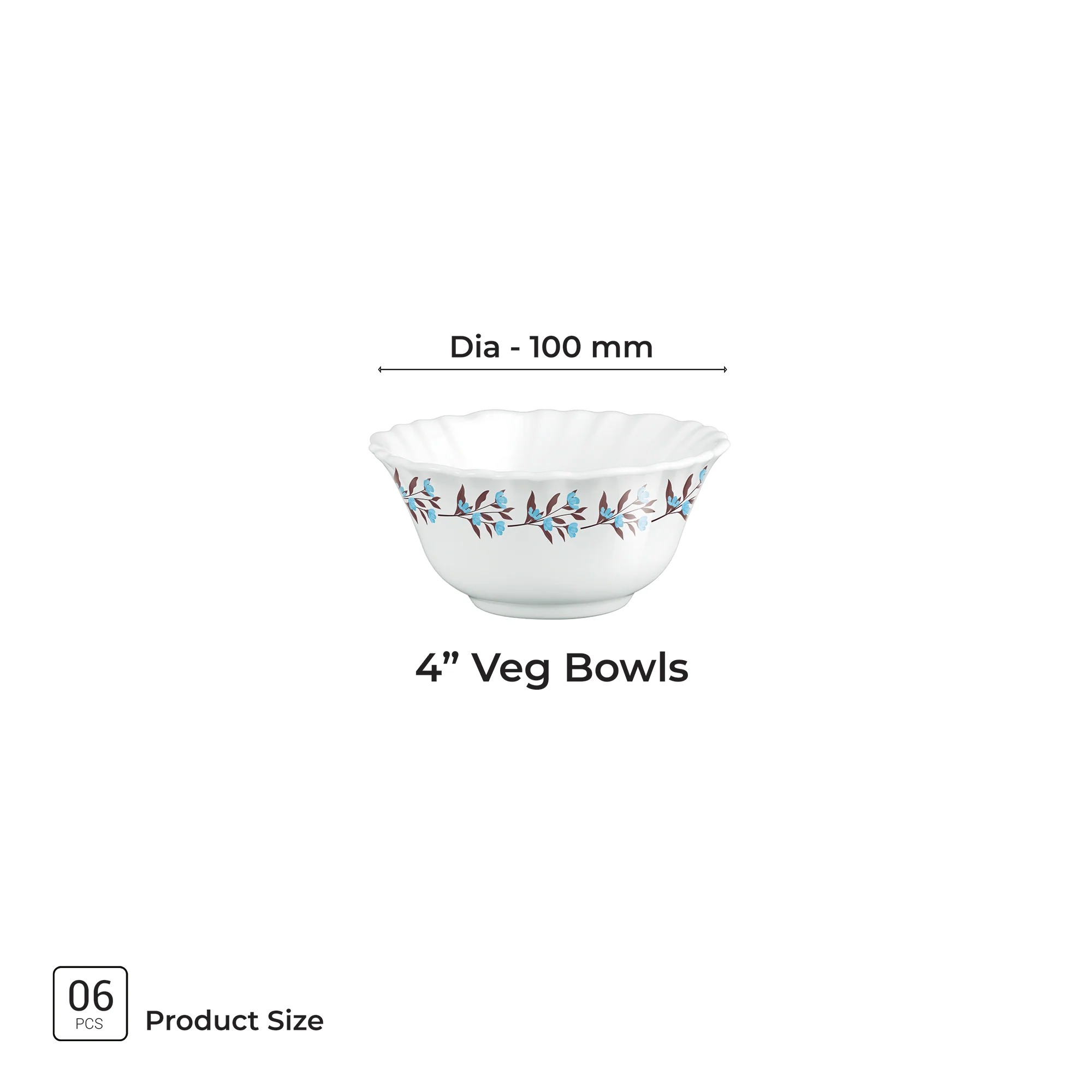 Aurelia Collection 6 Pcs Bowl Set - LAVELLE (Treo By Milton) - Image 3