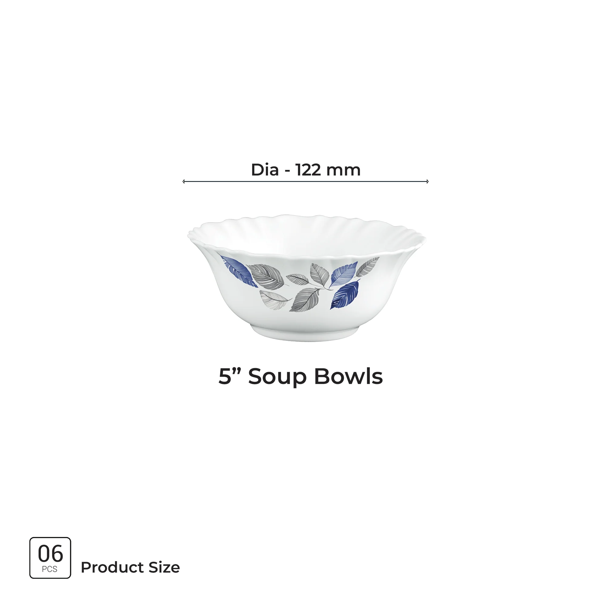 Aurelia Collection 6 Pcs Bowl Set - LUNIS (Treo By Milton) - Image 6