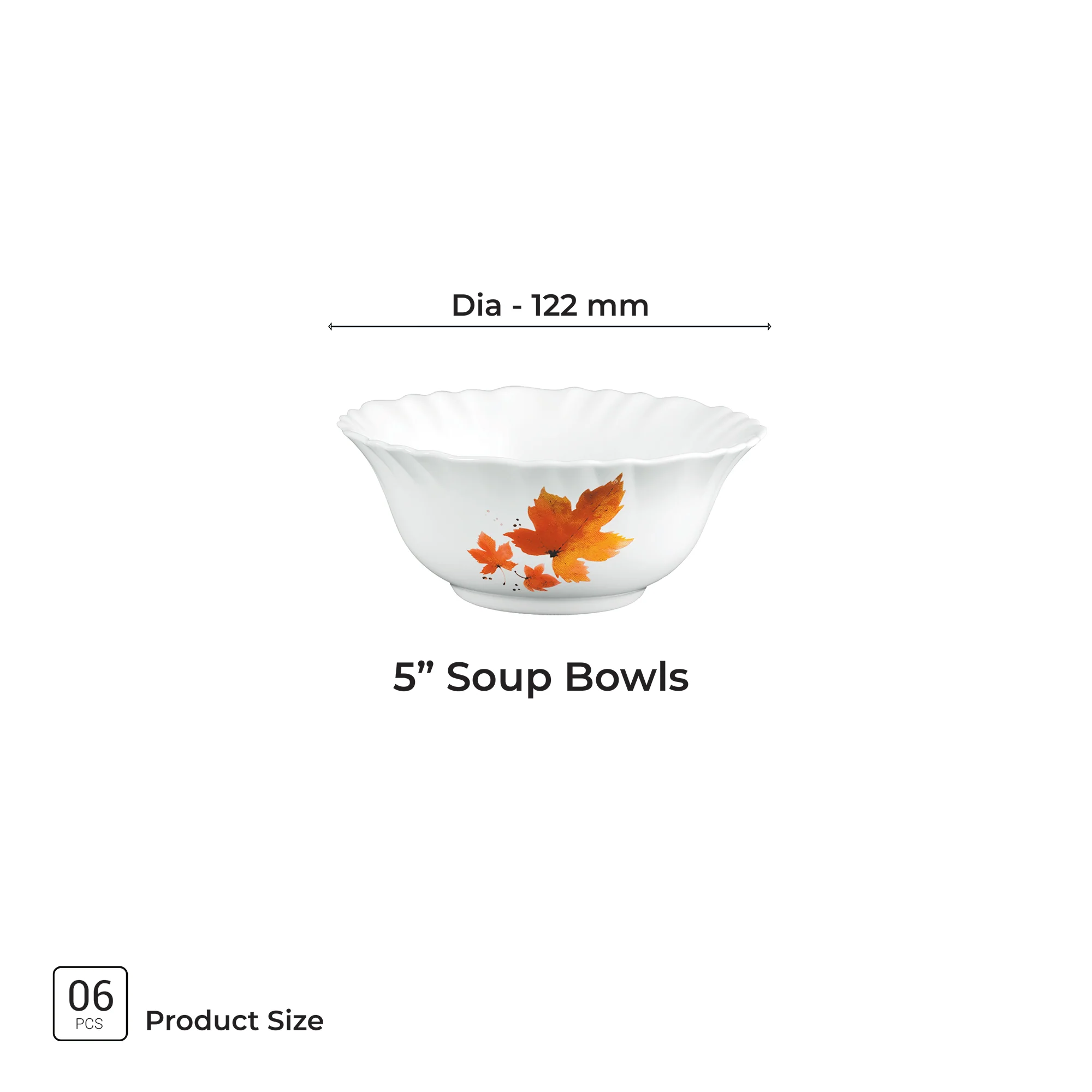 Aurelia Collection 6 Pcs Bowl Set - MAPELLE (Treo By Milton) - Image 6