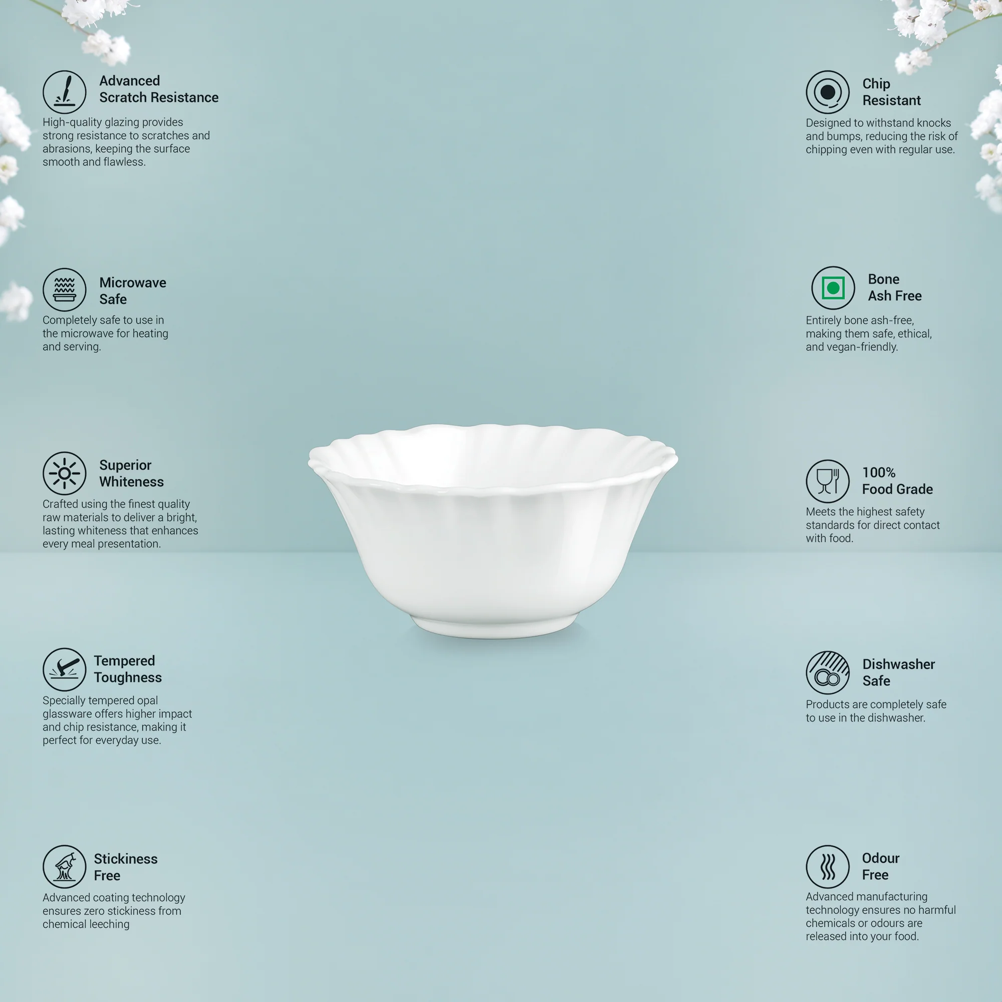 Aurelia Collection 6 Pcs Bowl Set - MUREL (Treo By Milton) - Image 2