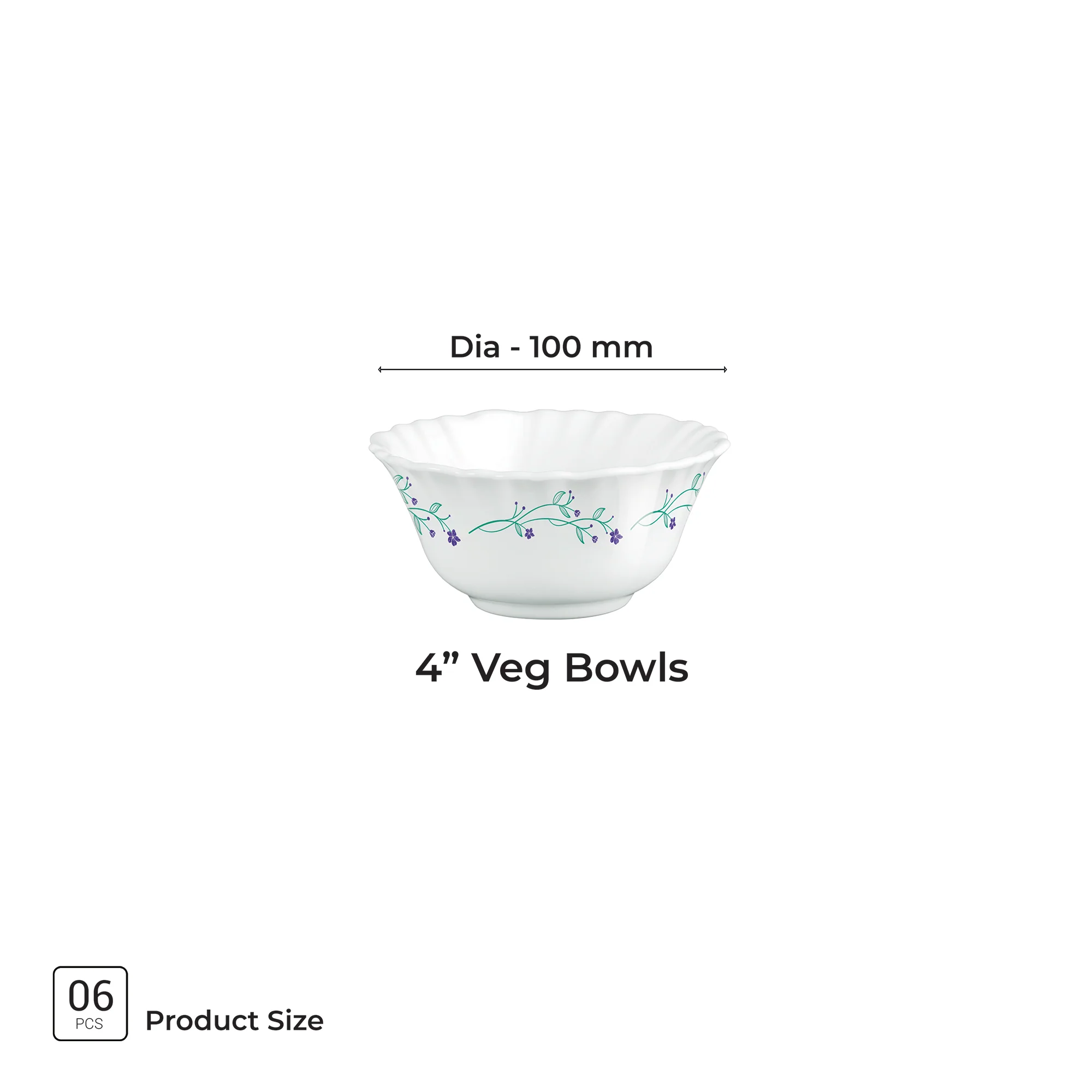 Aurelia Collection 6 Pcs Bowl Set - MUREL (Treo By Milton) - Image 3