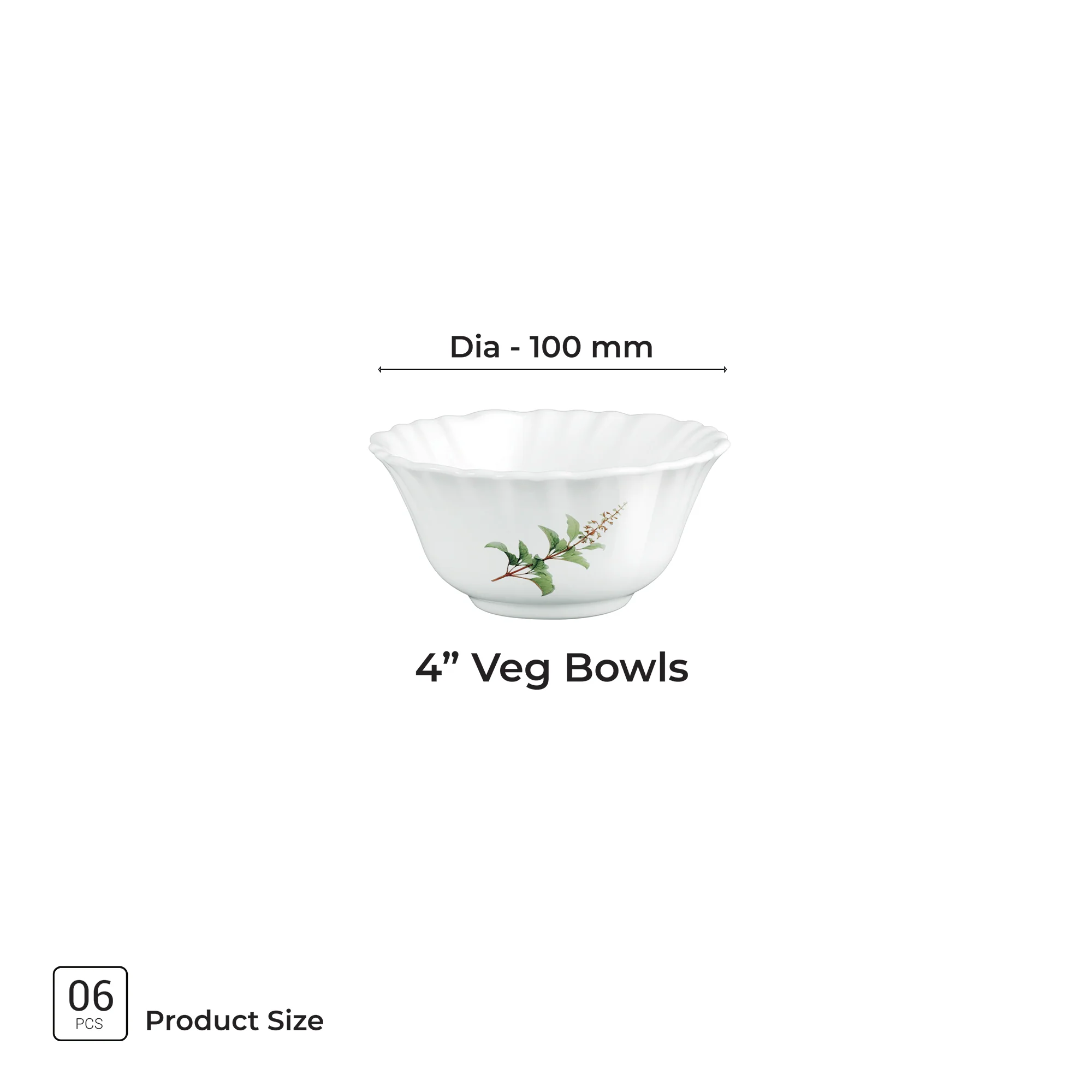 Aurelia Collection 6 Pcs Bowl Set - SAVIRA (Treo By Milton) - Image 3