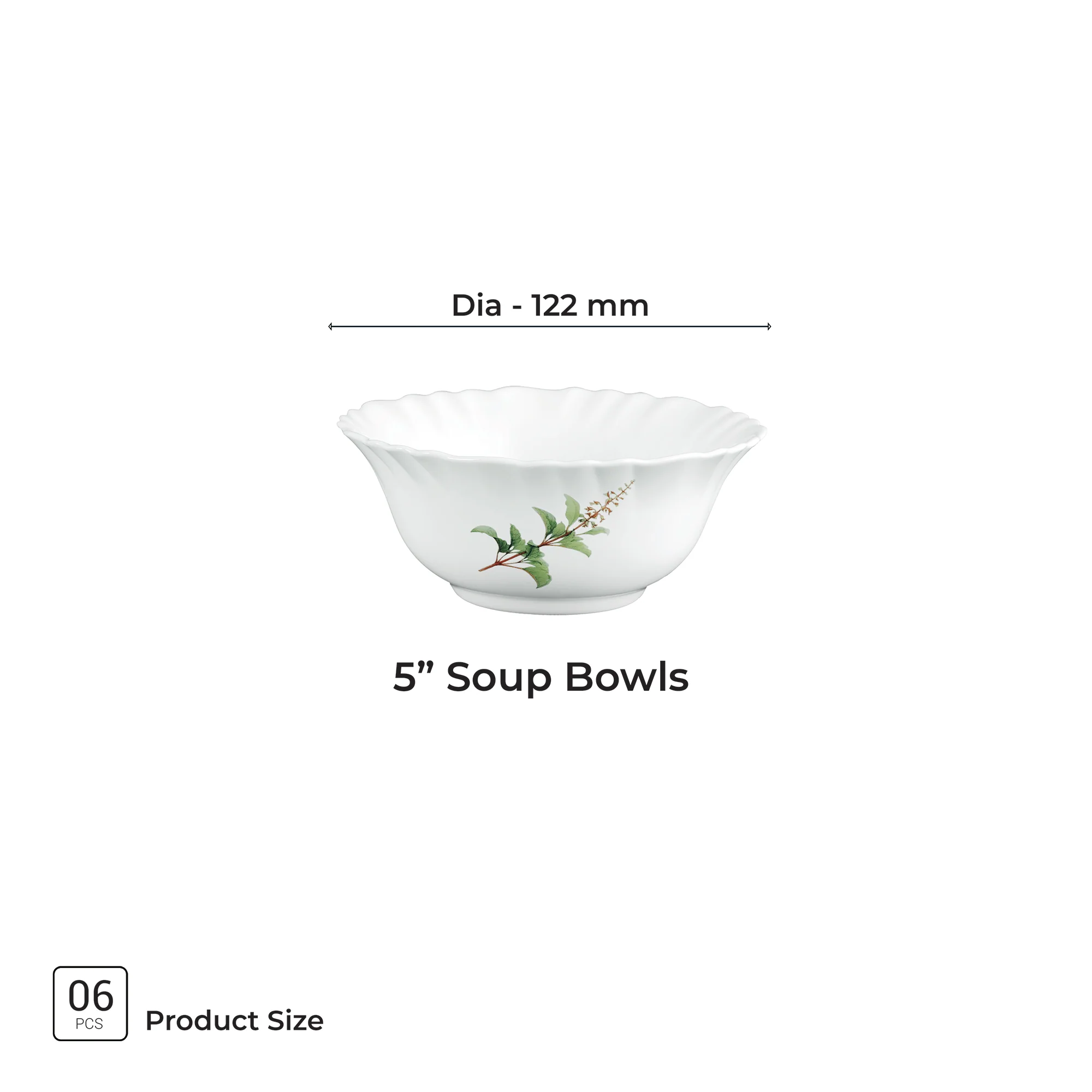 Aurelia Collection 6 Pcs Bowl Set - SAVIRA (Treo By Milton) - Image 6