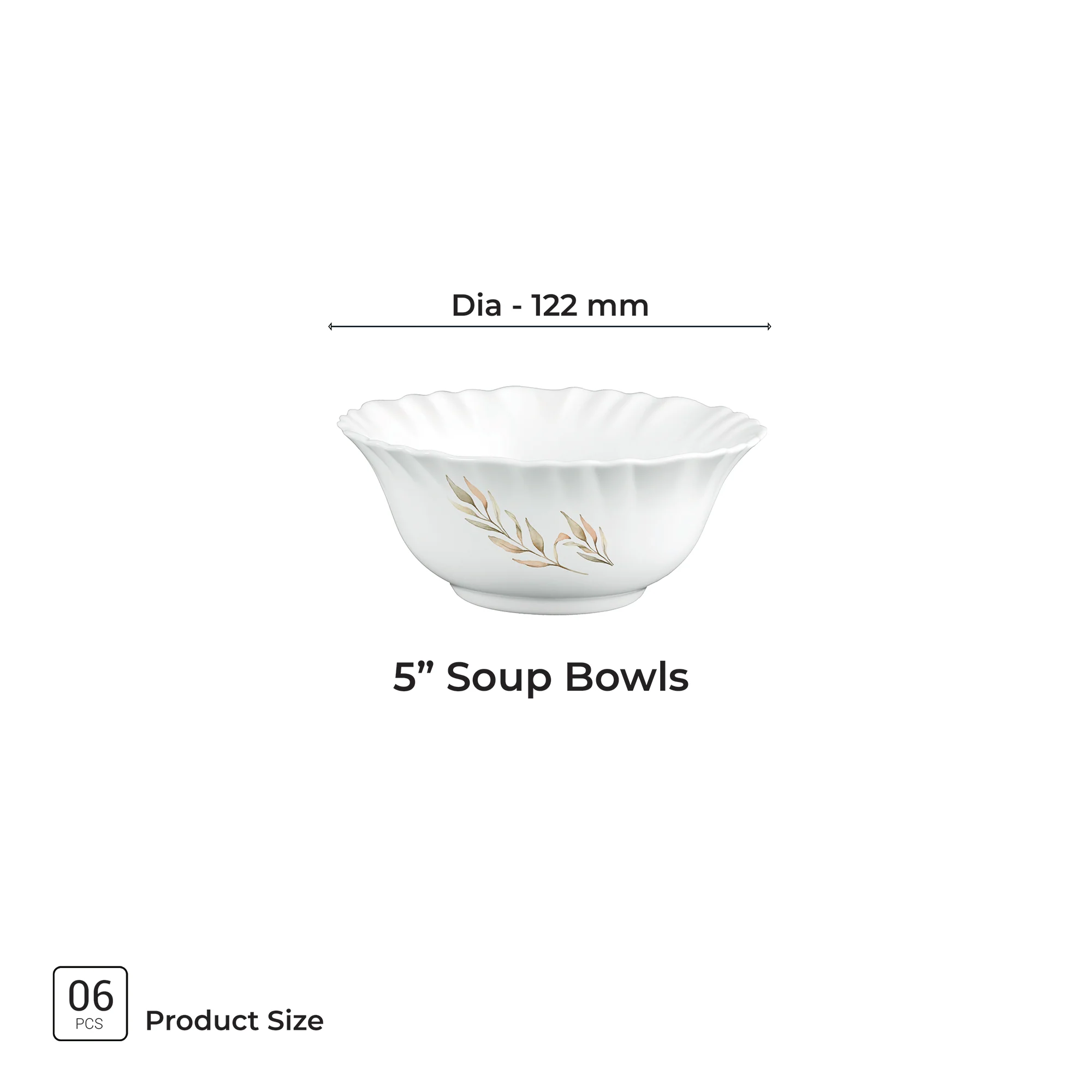 Aurelia Collection 6 Pcs Bowl Set - SELENE (Treo By Milton) - Image 6