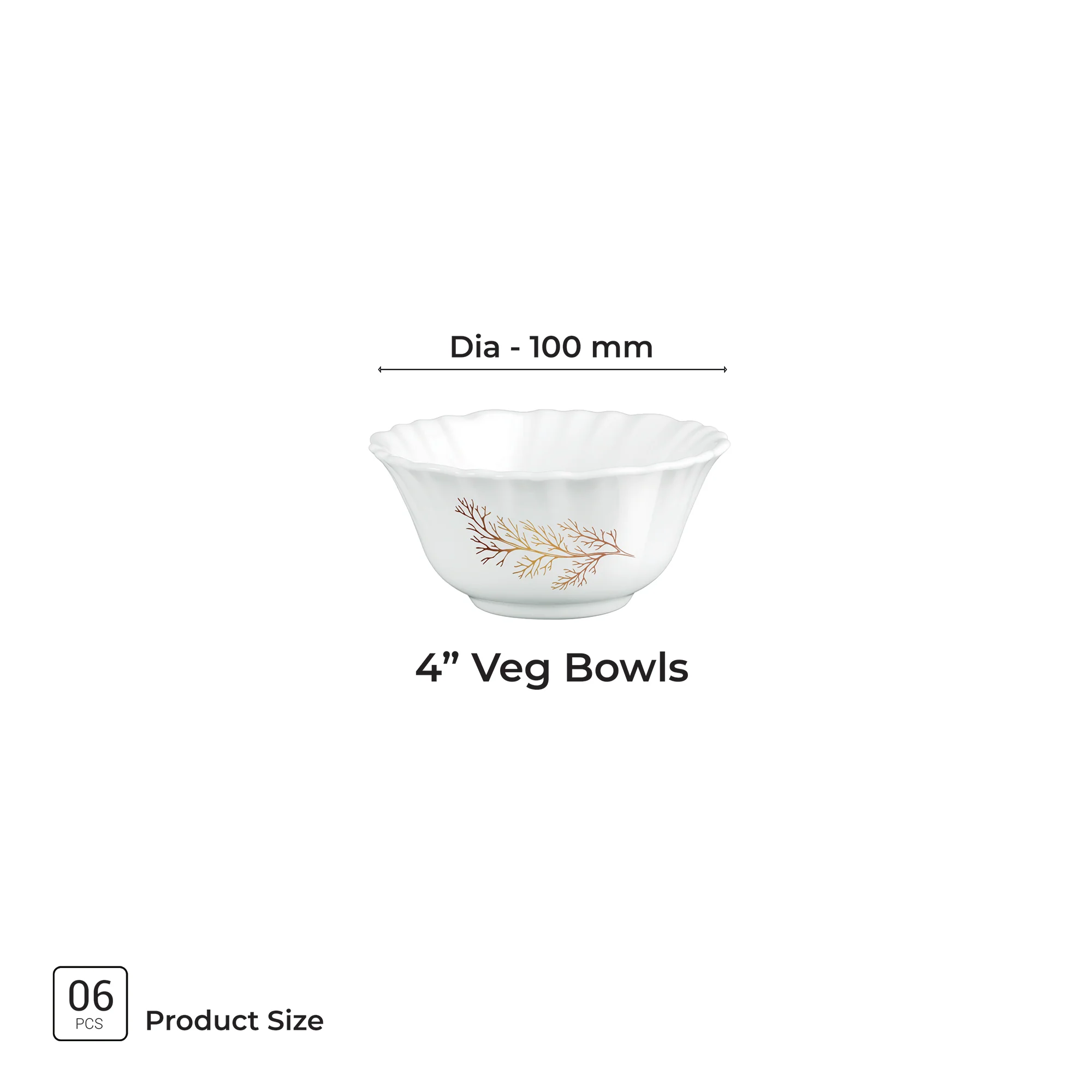 Aurelia Collection 6 Pcs Bowl Set - SILVIA (Treo By Milton) - Image 3