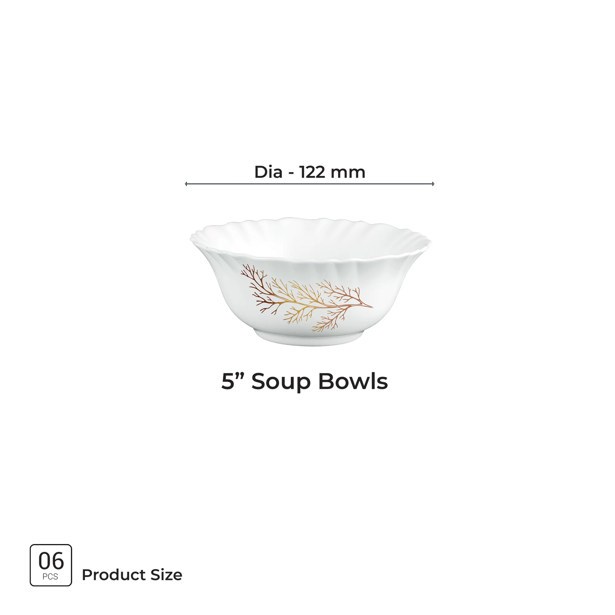 Aurelia Collection 6 Pcs Bowl Set - SILVIA (Treo By Milton) - Image 6