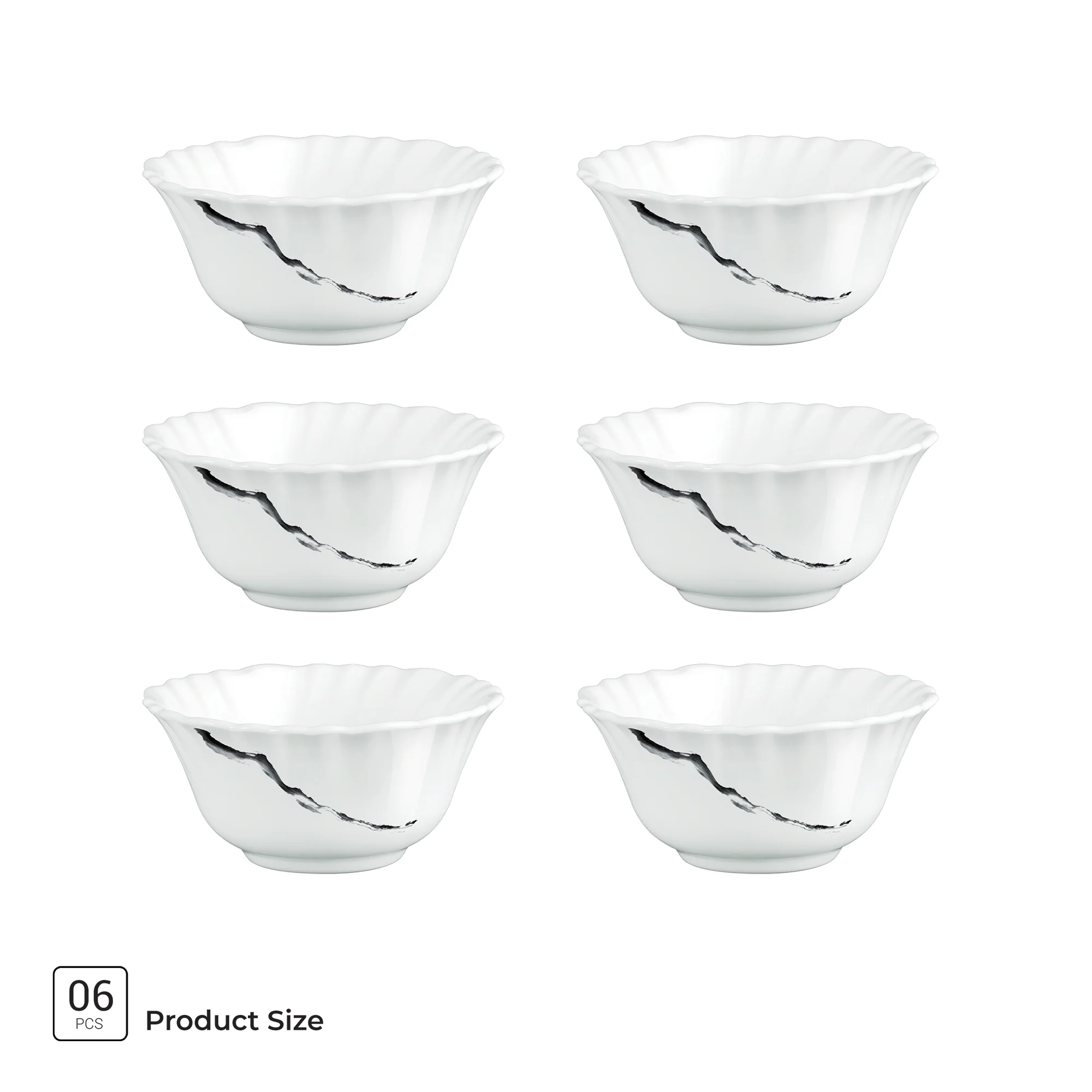 Aurelia Collection 6 Pcs Bowl Set - STRIA (Treo By Milton) - Image 4