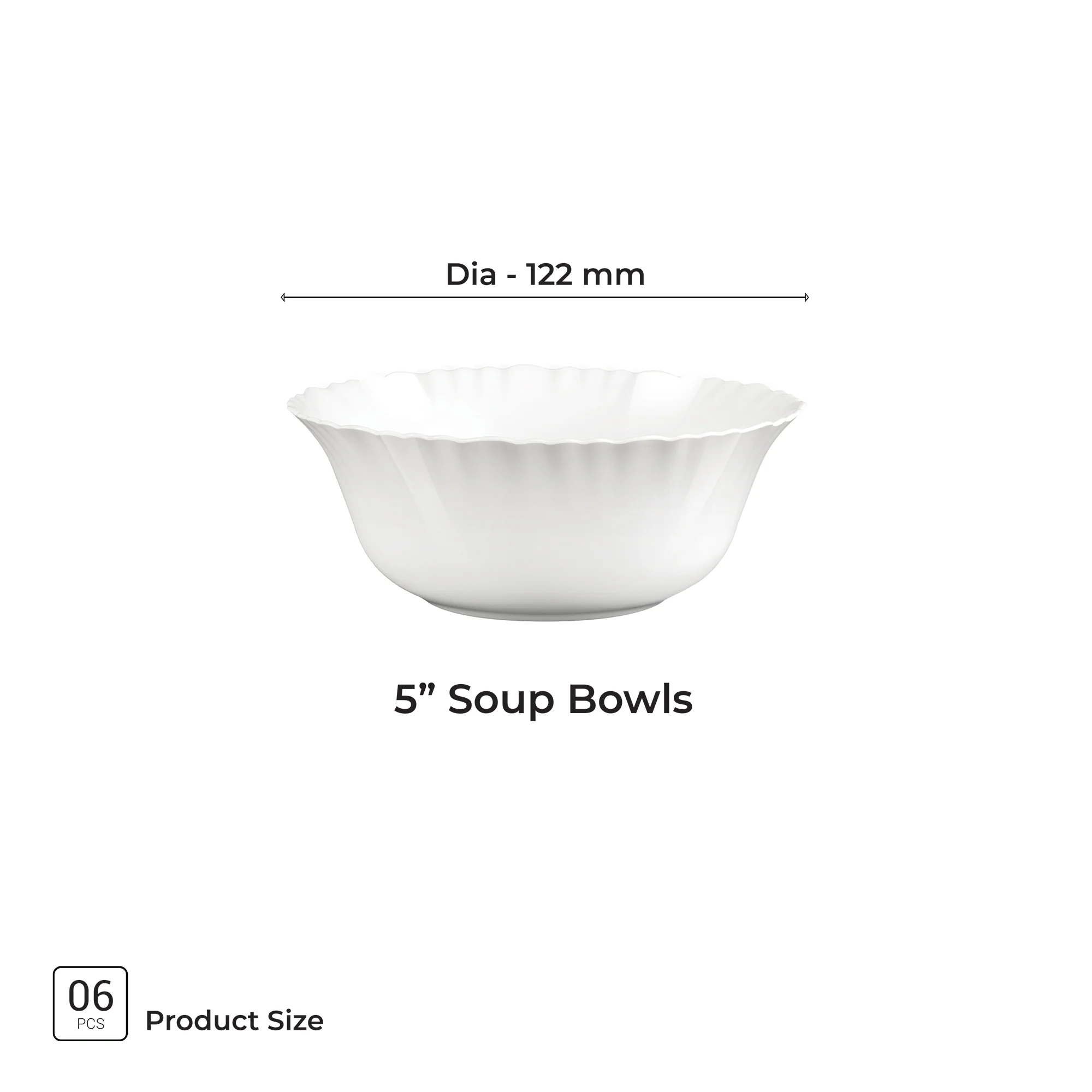 Aurelia Collection 6 Pcs Bowl Set - (Treo By Milton) - Image 4