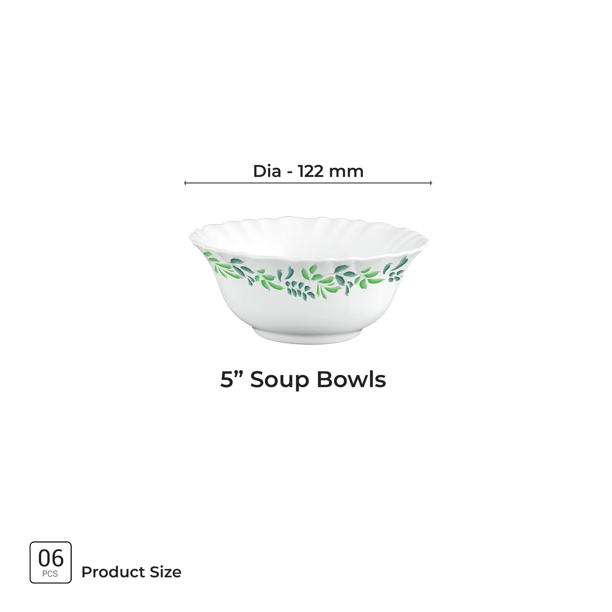 Aurelia Collection 6 Pcs Bowl Set - VERDINIA (Treo By Milton) - Image 6