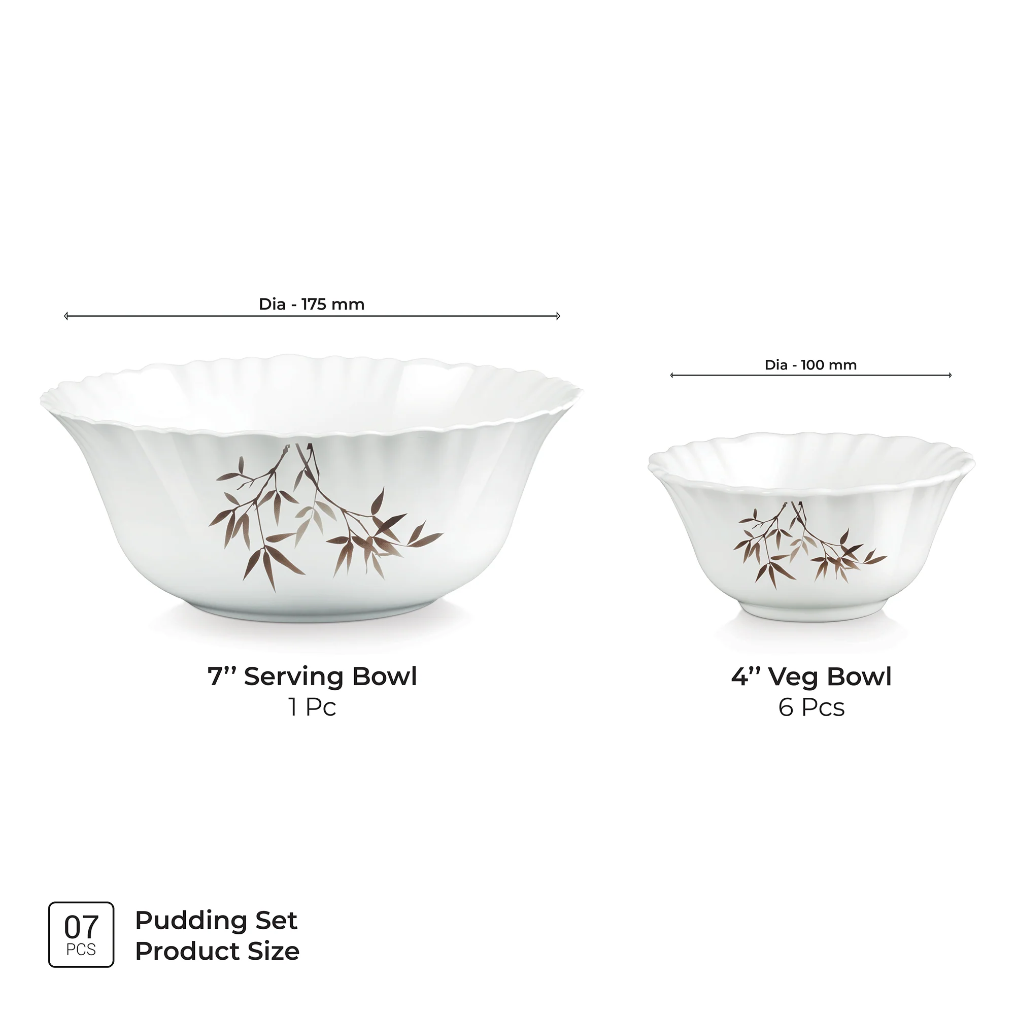 Aurelia Collection 7 Pcs Pudding Set - ARASHI (Treo by Milton) - Image 3