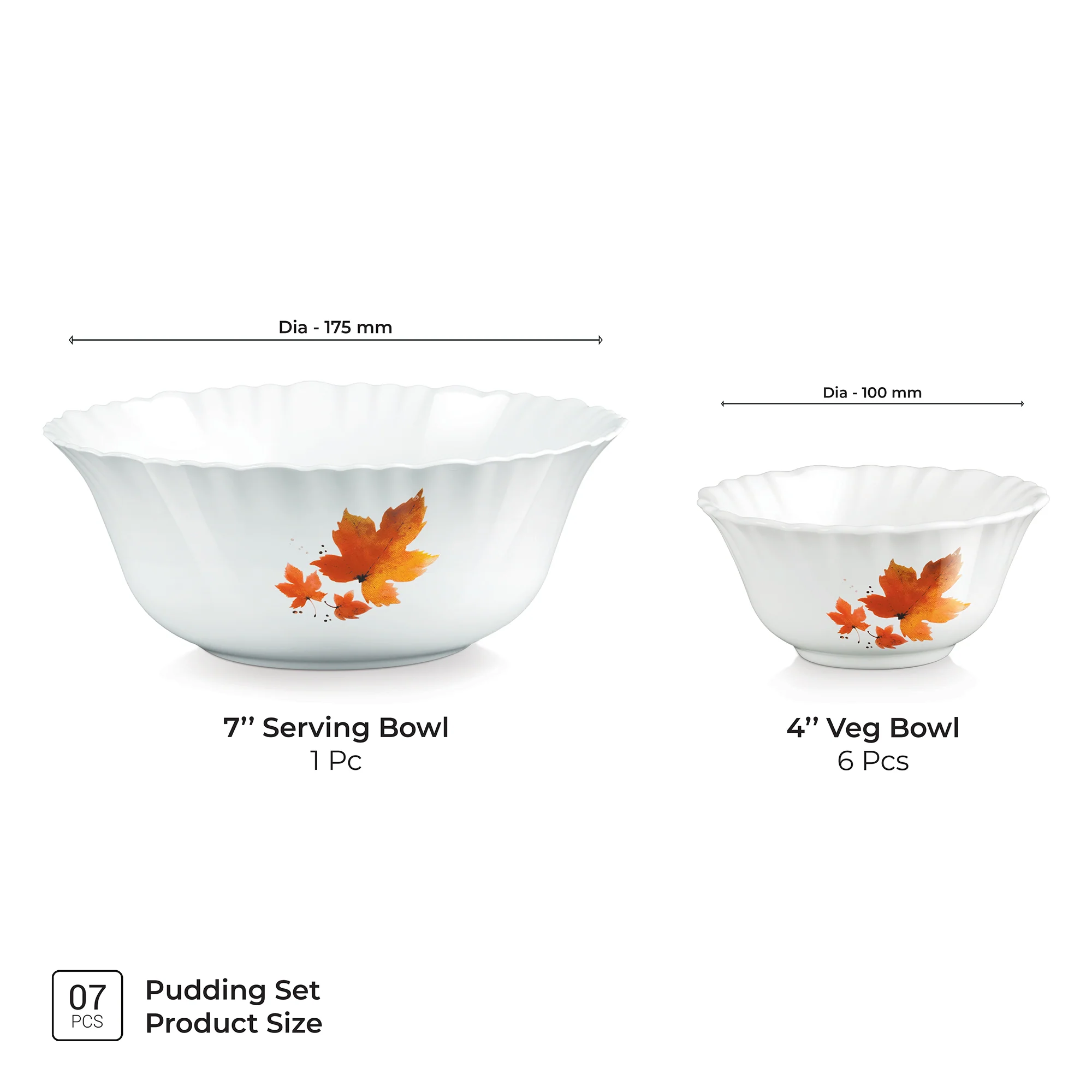 Aurelia Collection 7 Pcs Pudding Set - MAPELLE (Treo by Milton) - Image 3