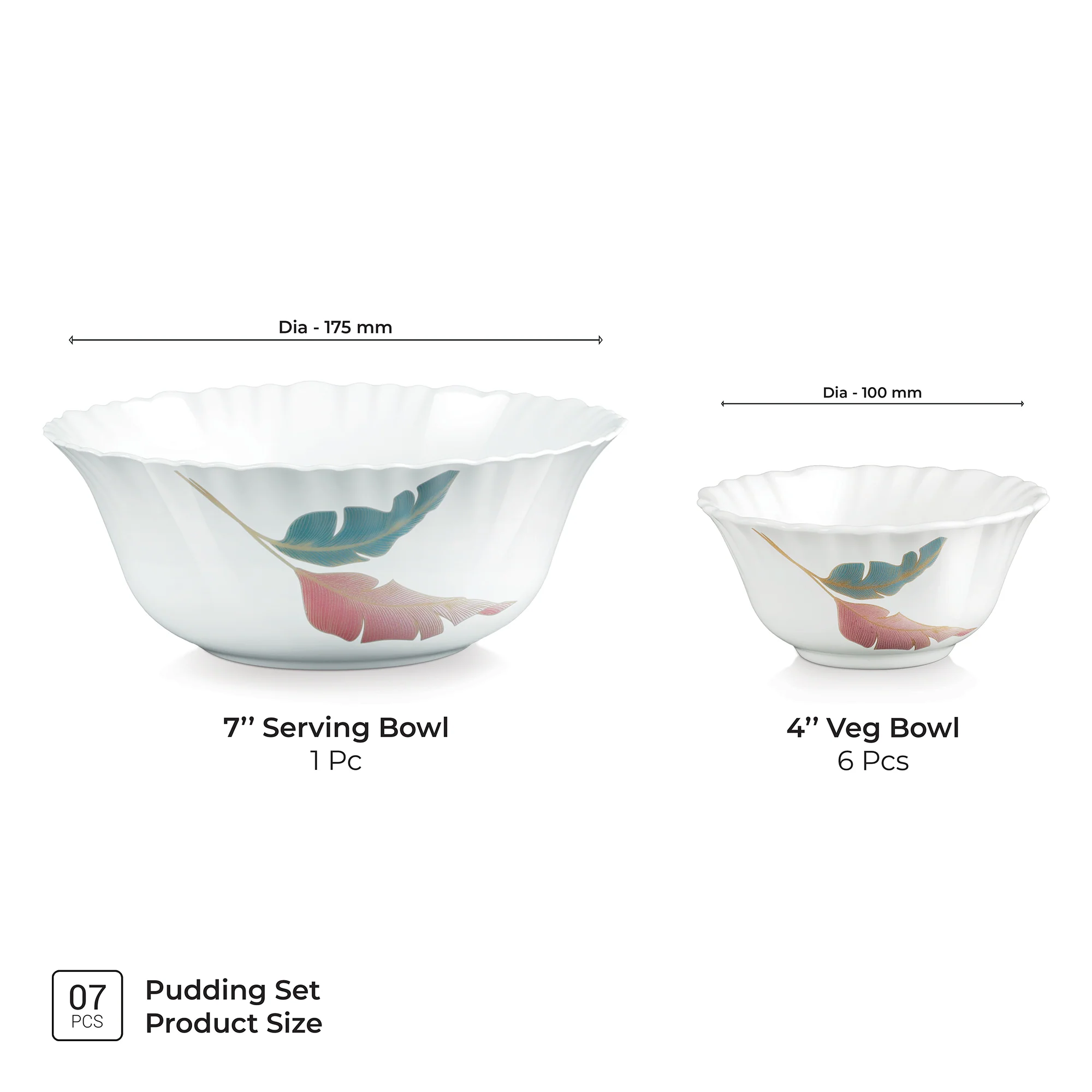 Aurelia Collection 7 Pcs Pudding Set - PALMA (Treo by Milton) - Image 3