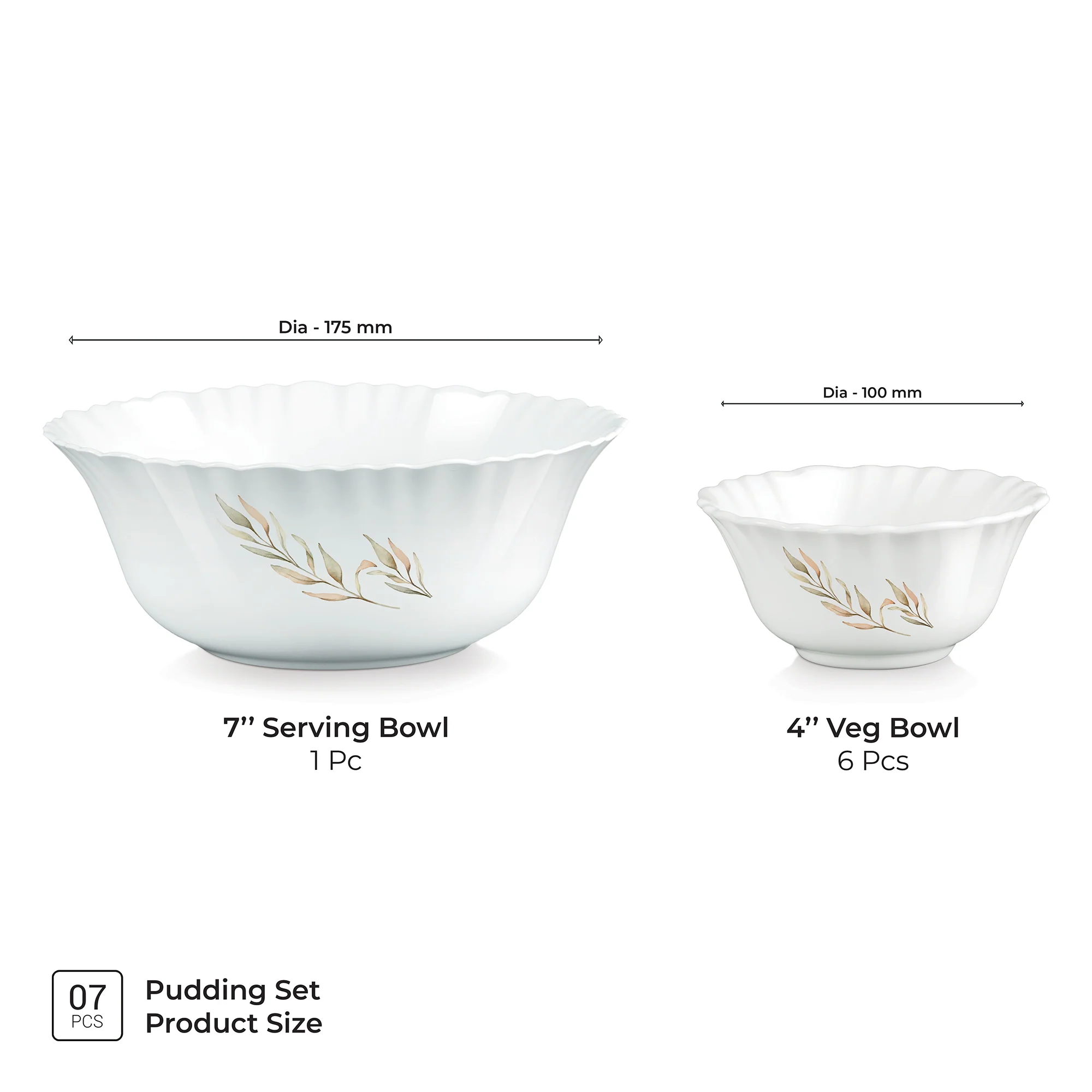 Aurelia Collection 7 Pcs Pudding Set - SELENE (Treo by Milton) - Image 3