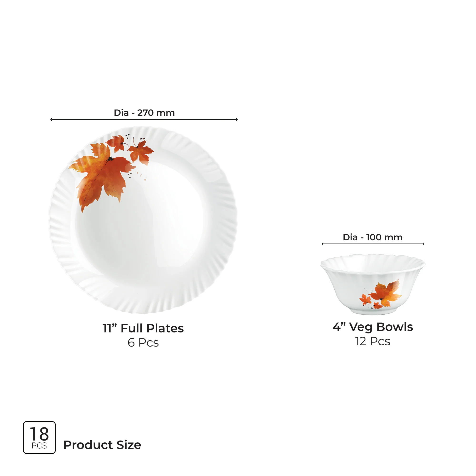 Aurelia Collection Dinner Set - MAPELLE - Image 5