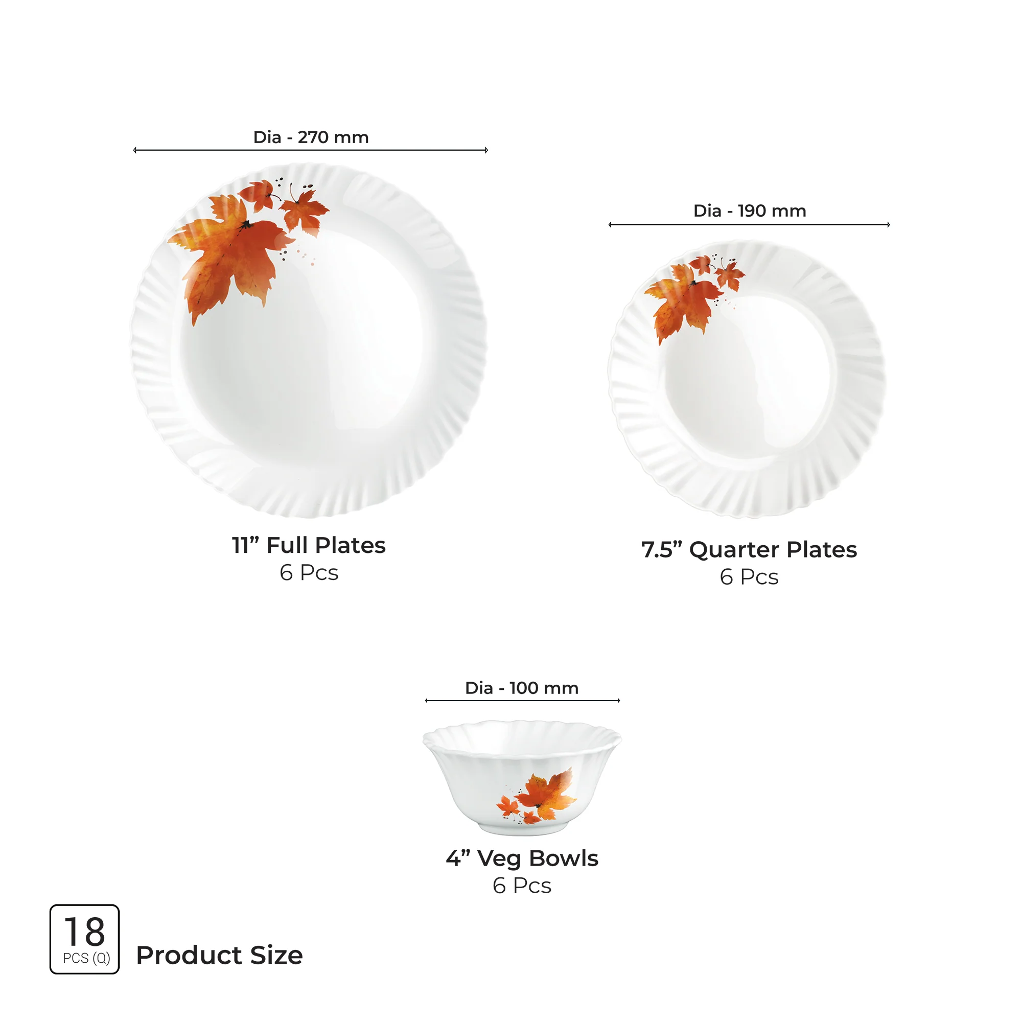 Aurelia Collection Dinner Set - MAPELLE - Image 6