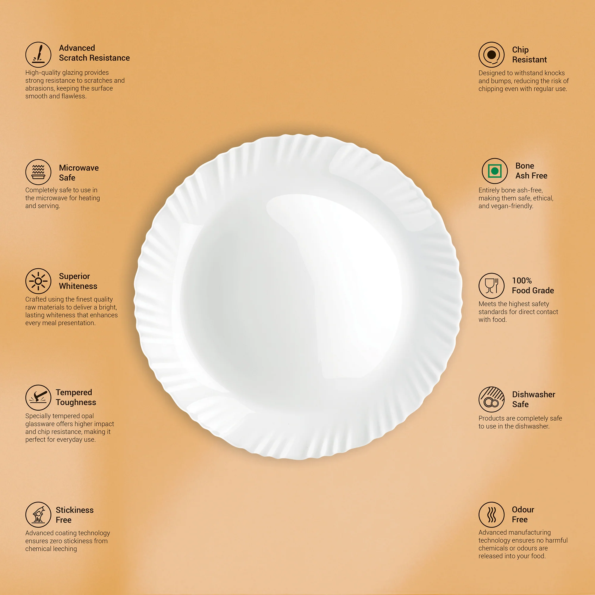 Aurelia Collection Dinner Set - MAPELLE - Image 9
