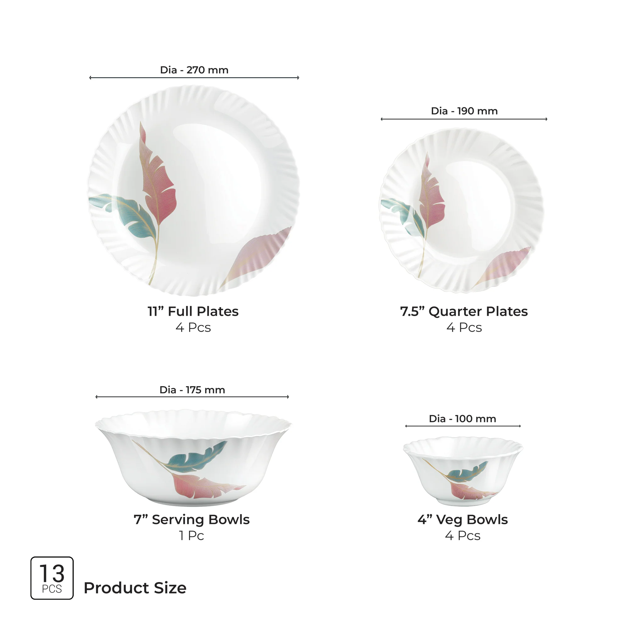 Aurelia Collection Dinner Set - PALMA - Image 5