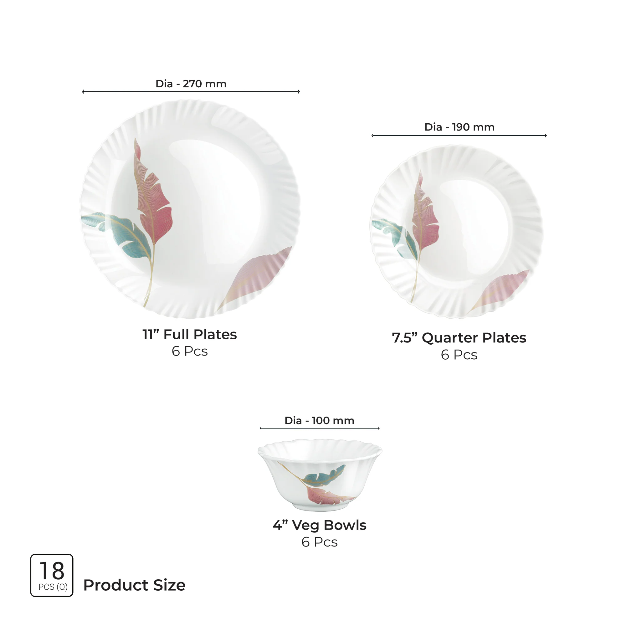 Aurelia Collection Dinner Set - PALMA - Image 7