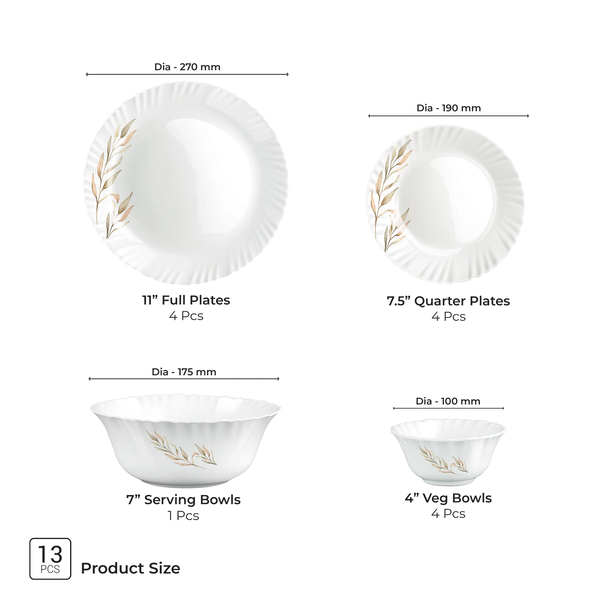 Aurelia Collection Dinner Set - SELENE - Image 5