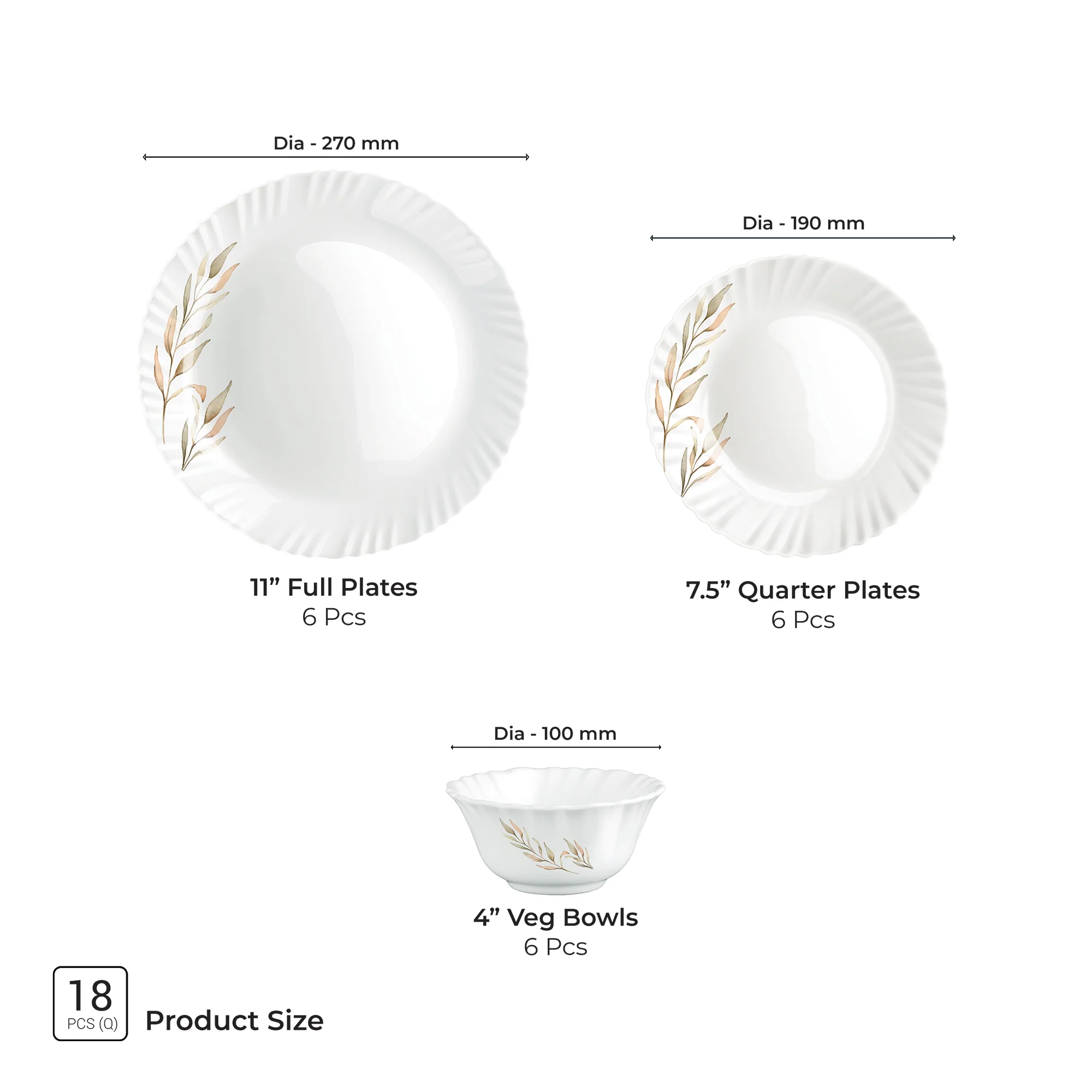 Aurelia Collection Dinner Set - SELENE - Image 7