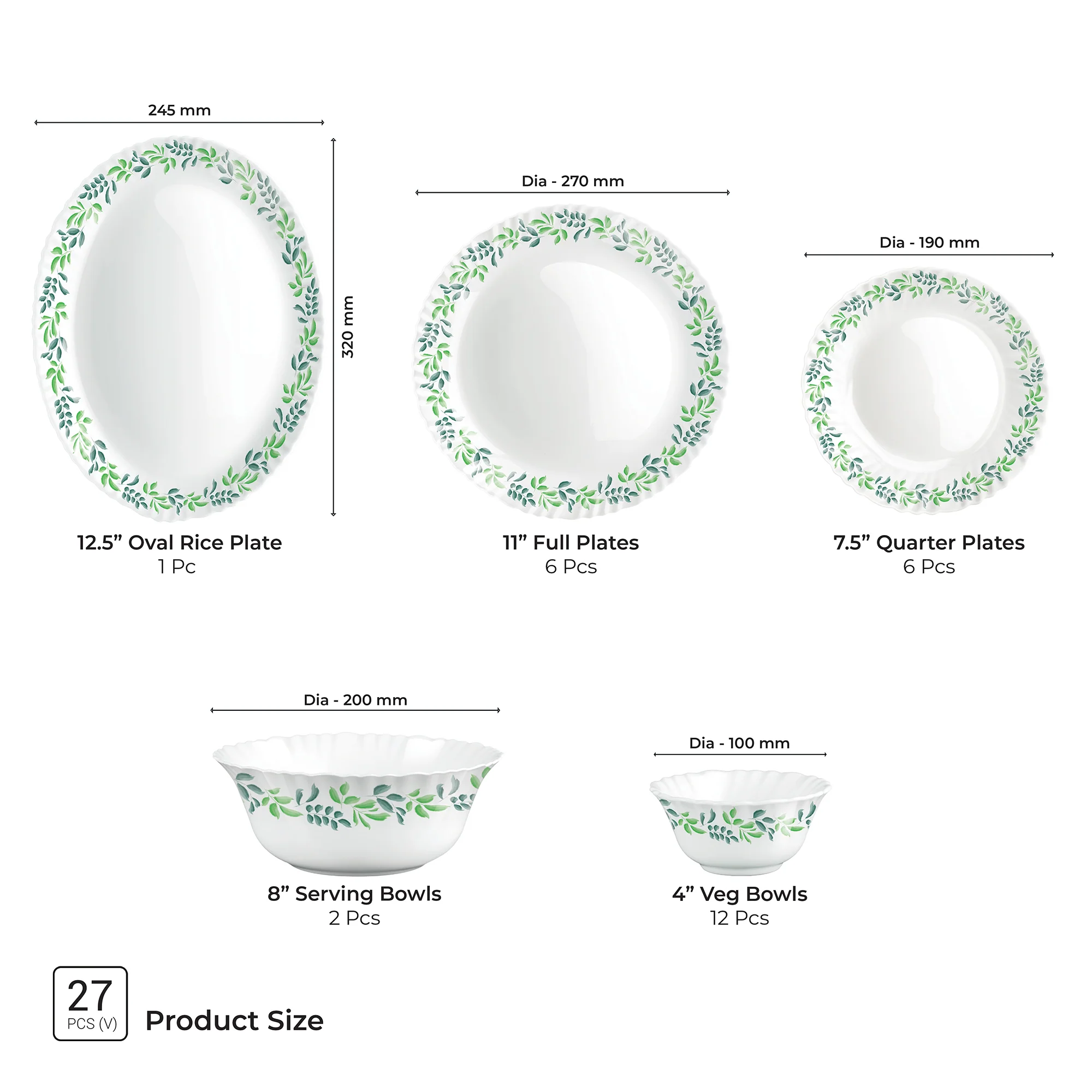 Aurelia Collection Dinner Set - VERDINIA - Image 2