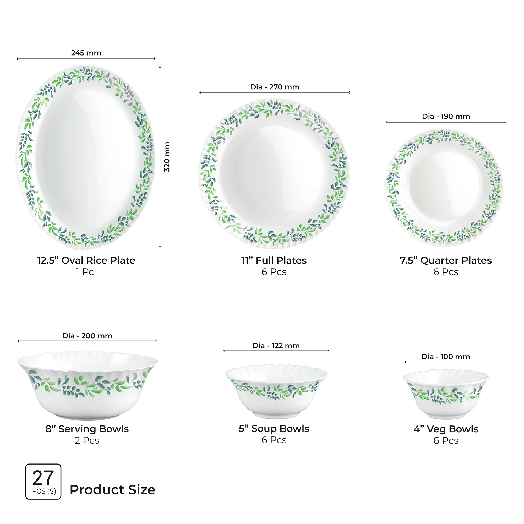 Aurelia Collection Dinner Set - VERDINIA - Image 3