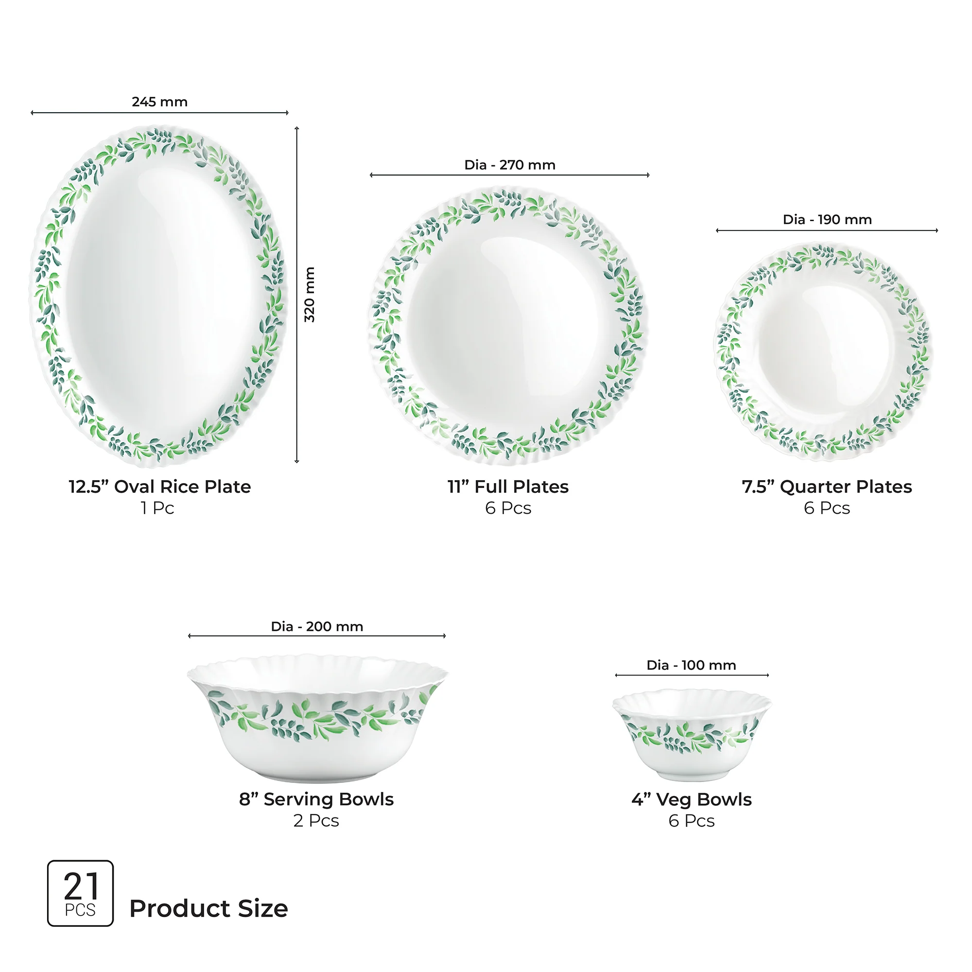 Aurelia Collection Dinner Set - VERDINIA - Image 4