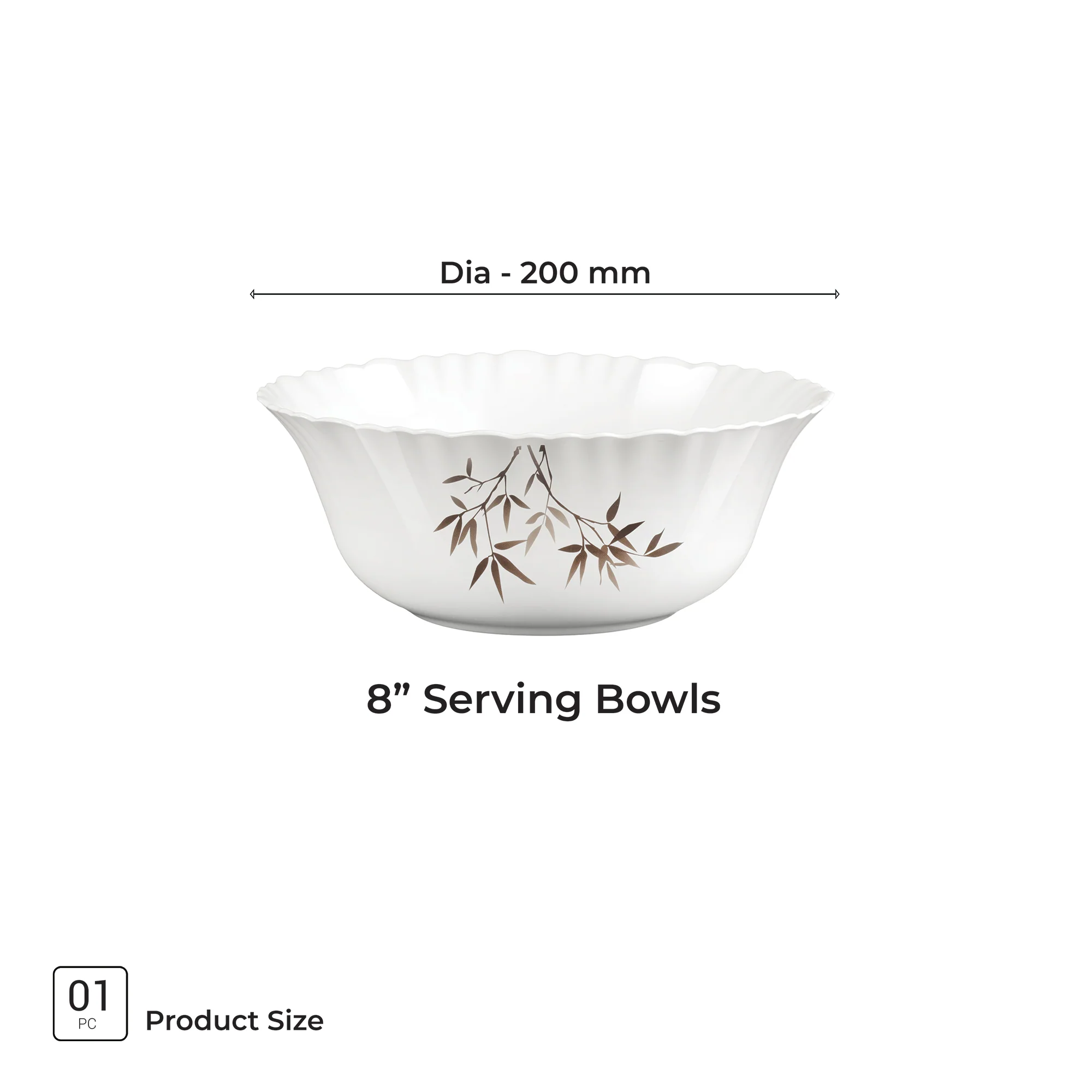 Aurelia Collection Serving Bowl 1 Pc - ARASHI (Treo by Milton) - Image 6