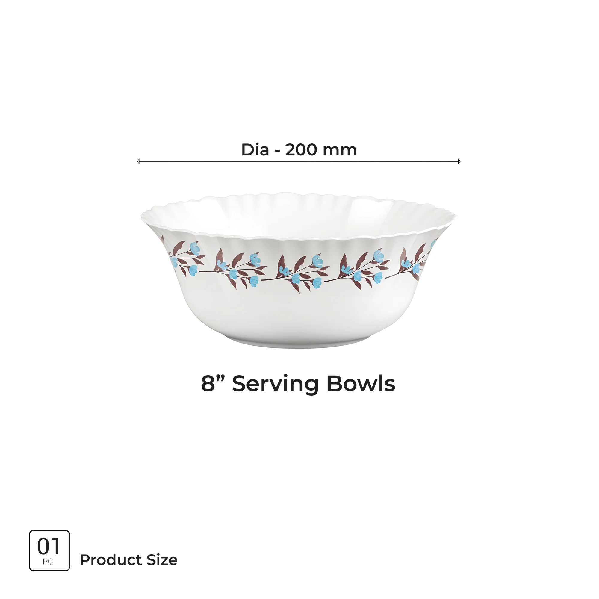 Aurelia Collection Serving Bowl 1 Pc - LAVELLE (Treo by Milton) - Image 6