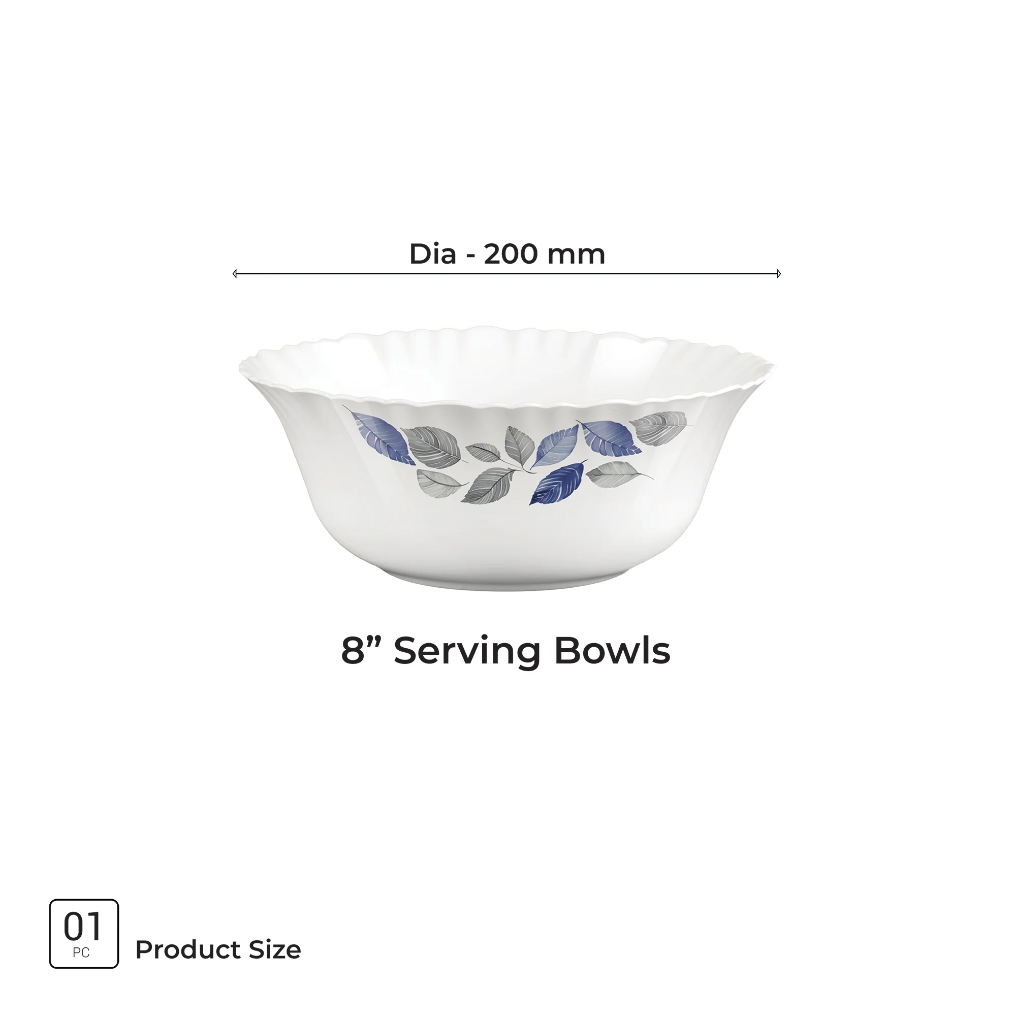 Aurelia Collection Serving Bowl 1 Pc - LUNIS (Treo by Milton) - Image 6