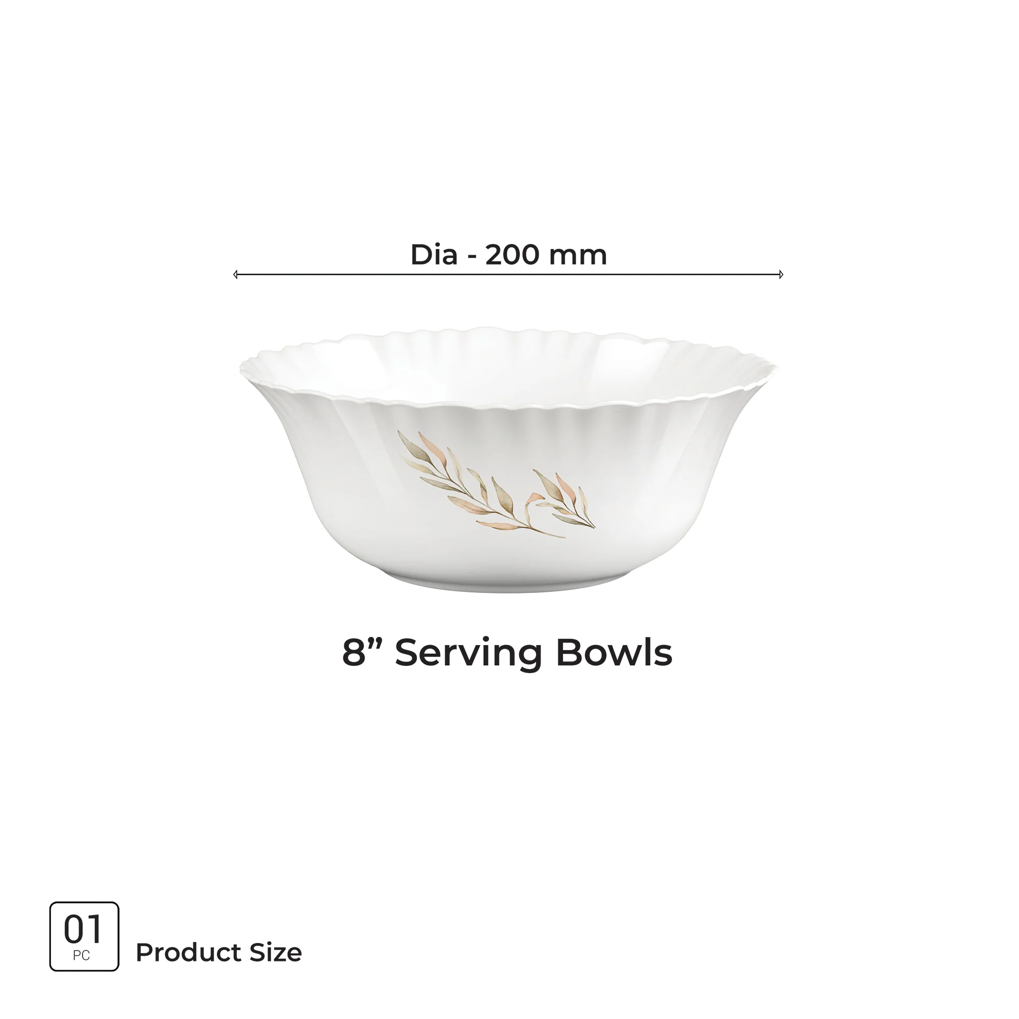 Aurelia Collection Serving Bowl 1 Pc - SELENE (Treo by Milton) - Image 6