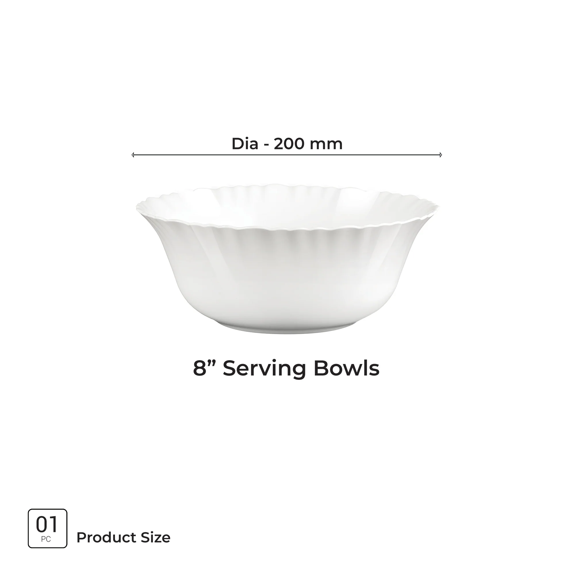 Aurelia Collection Serving Bowl 1 Pc - (Treo by Milton) - Image 4