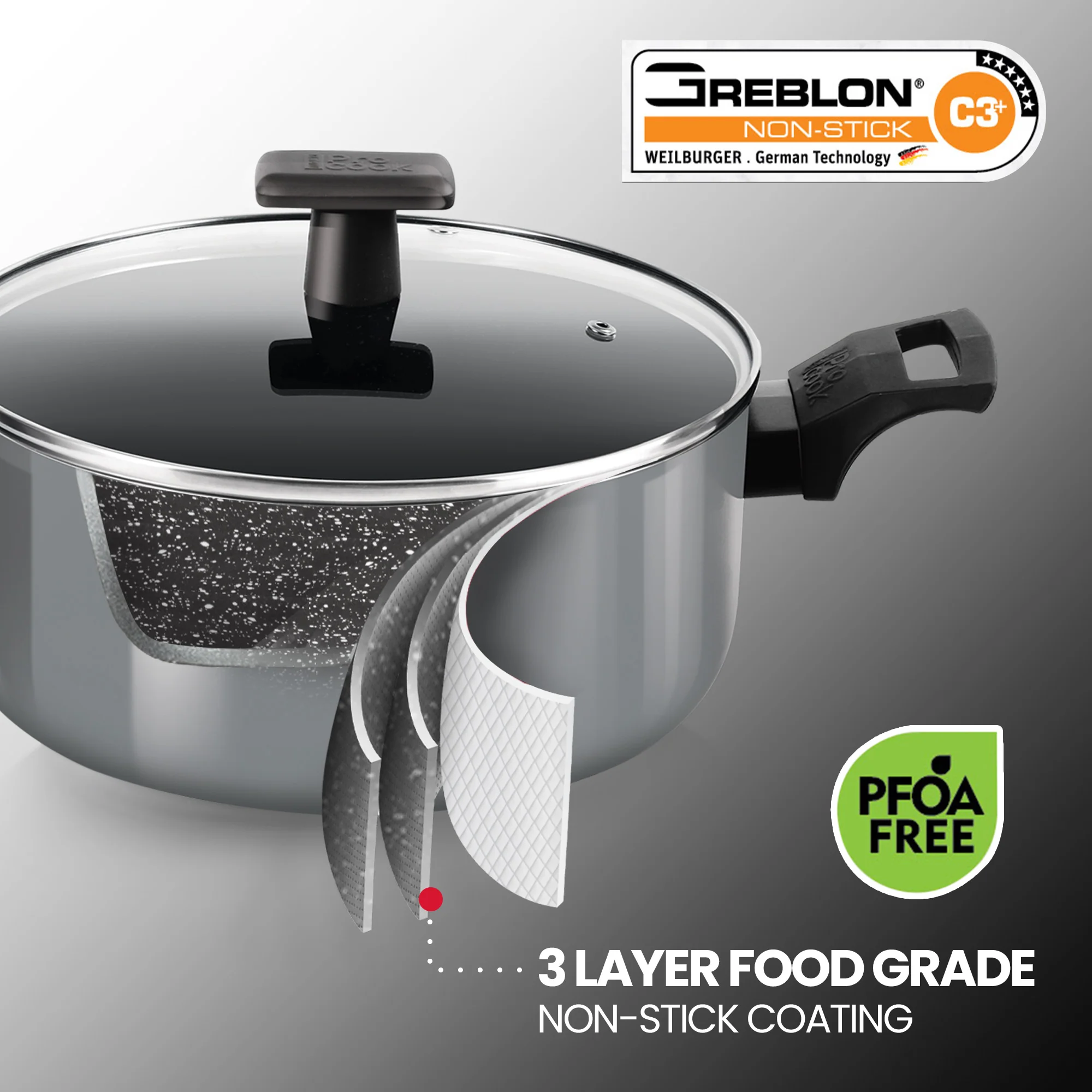 Biryani Pot Blackpearl Induction (Milton Procook) - Image 7