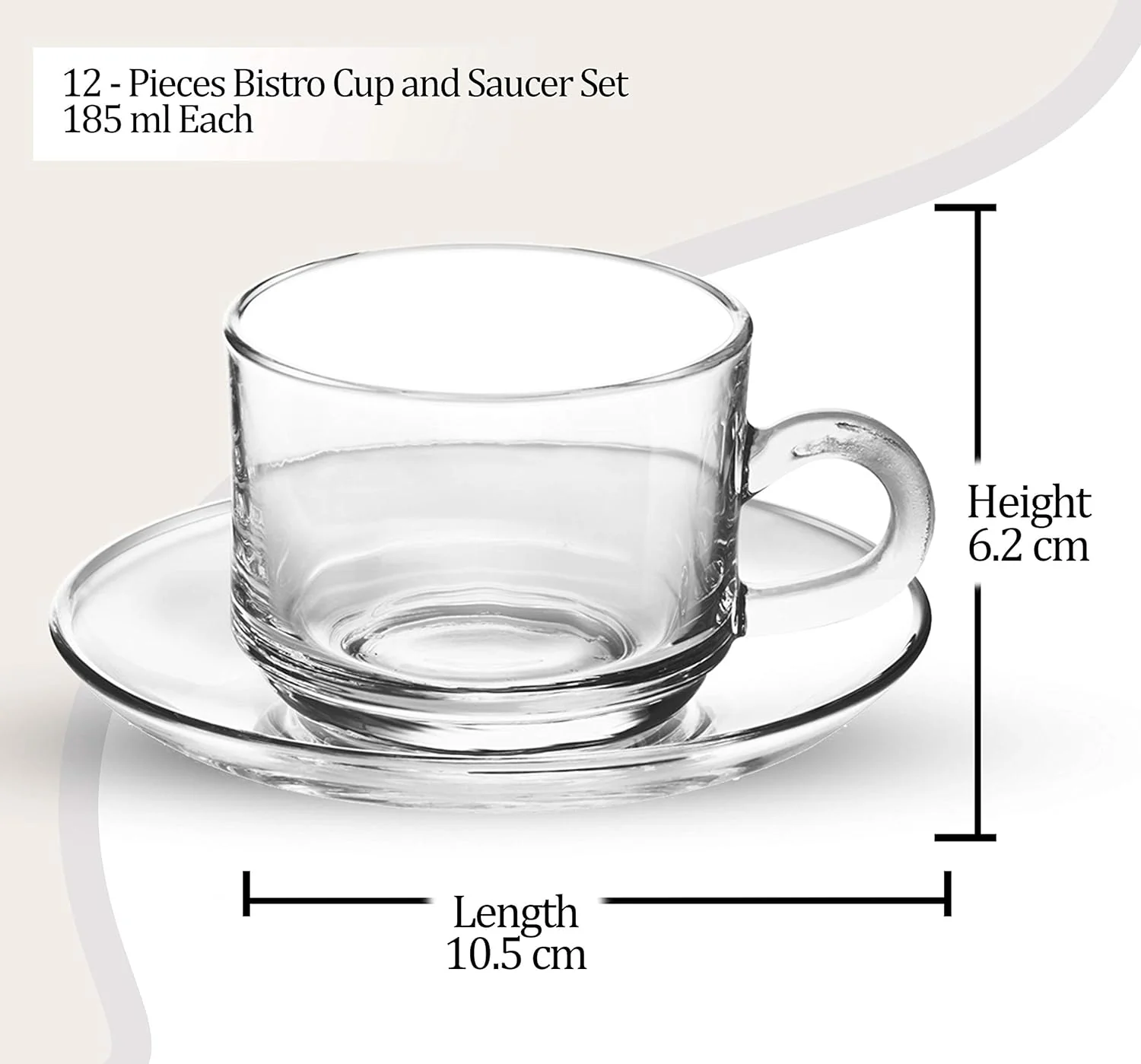 Bistro Cup N Saucer (Treo by Milton) - Image 4