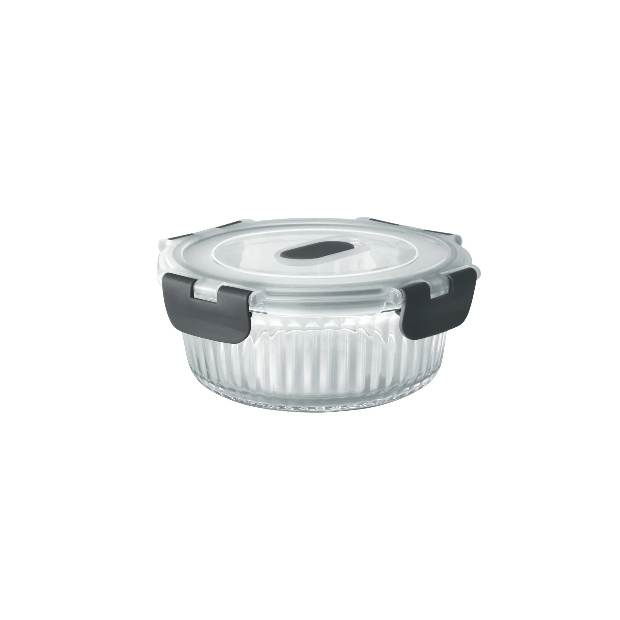 Borosilicate Clip Fresh Rib Round Container (Treo by Milton) - Image 3