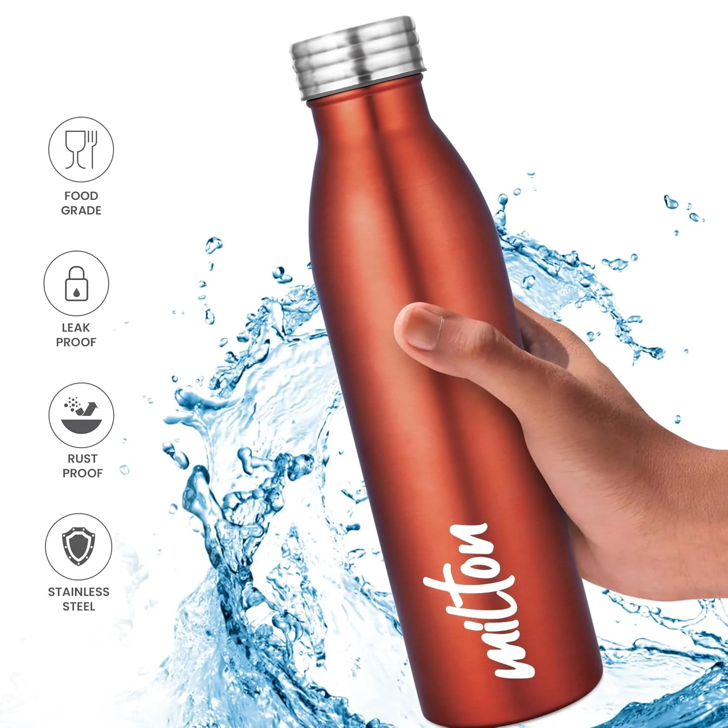 Breeze Stainless Steel Bottle (Milton) - Image 2