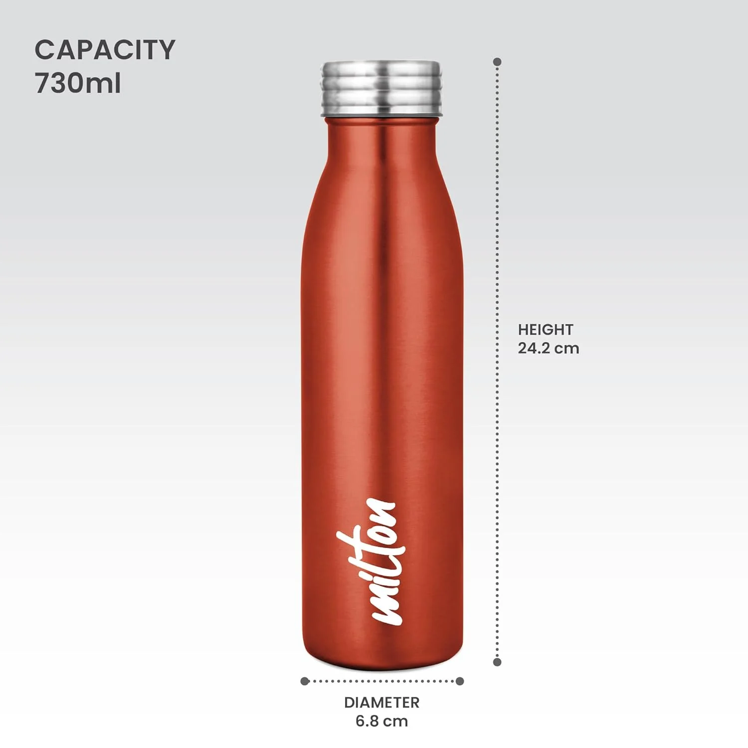 Breeze Stainless Steel Bottle (Milton) - Image 4