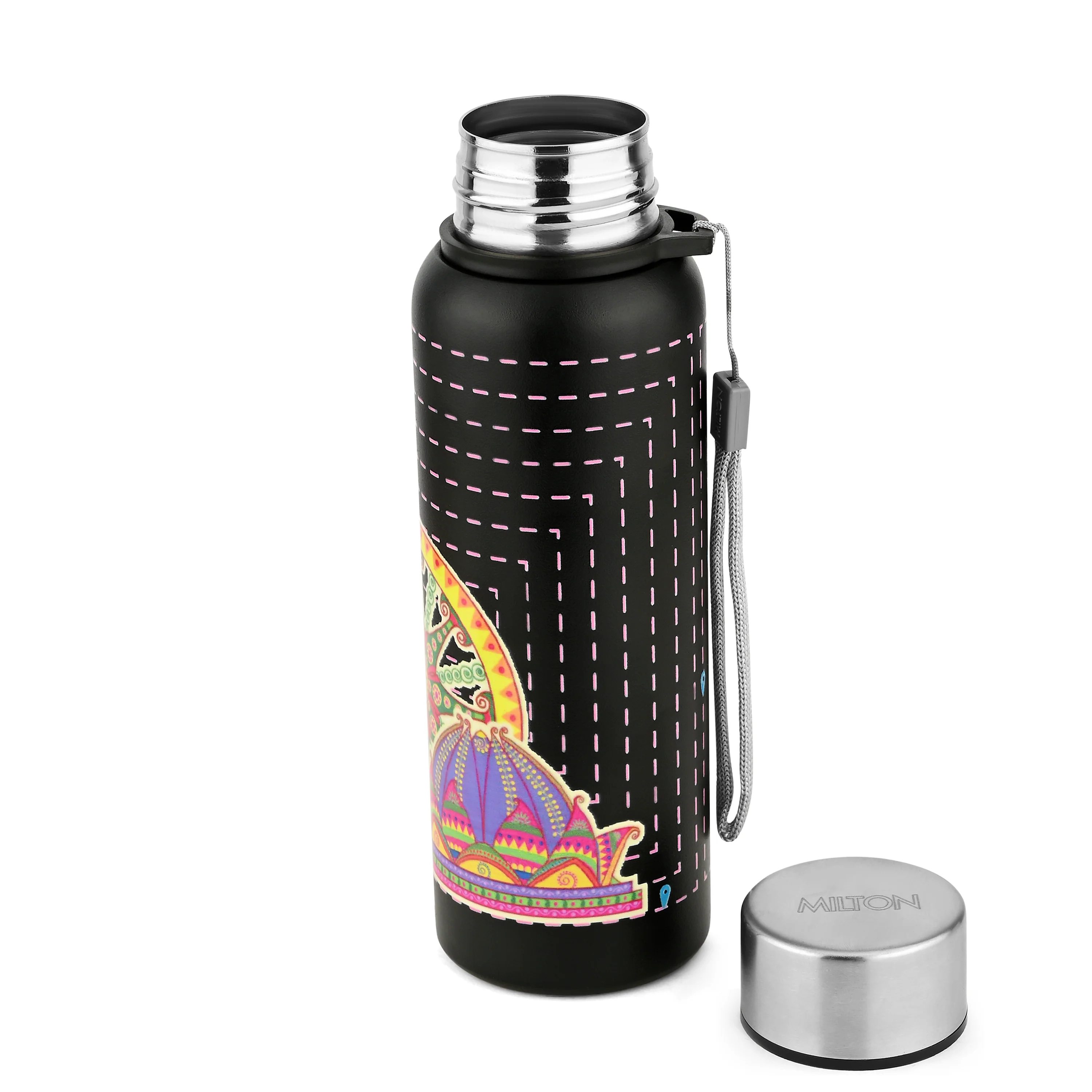 Brim Indiart 3D Printed Stainless Steel Bottle (Milton) - Image 3