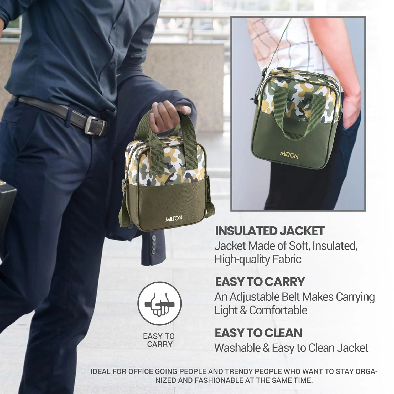 Camo Feast Stainless Steel Tiffin (Milton) - Image 4