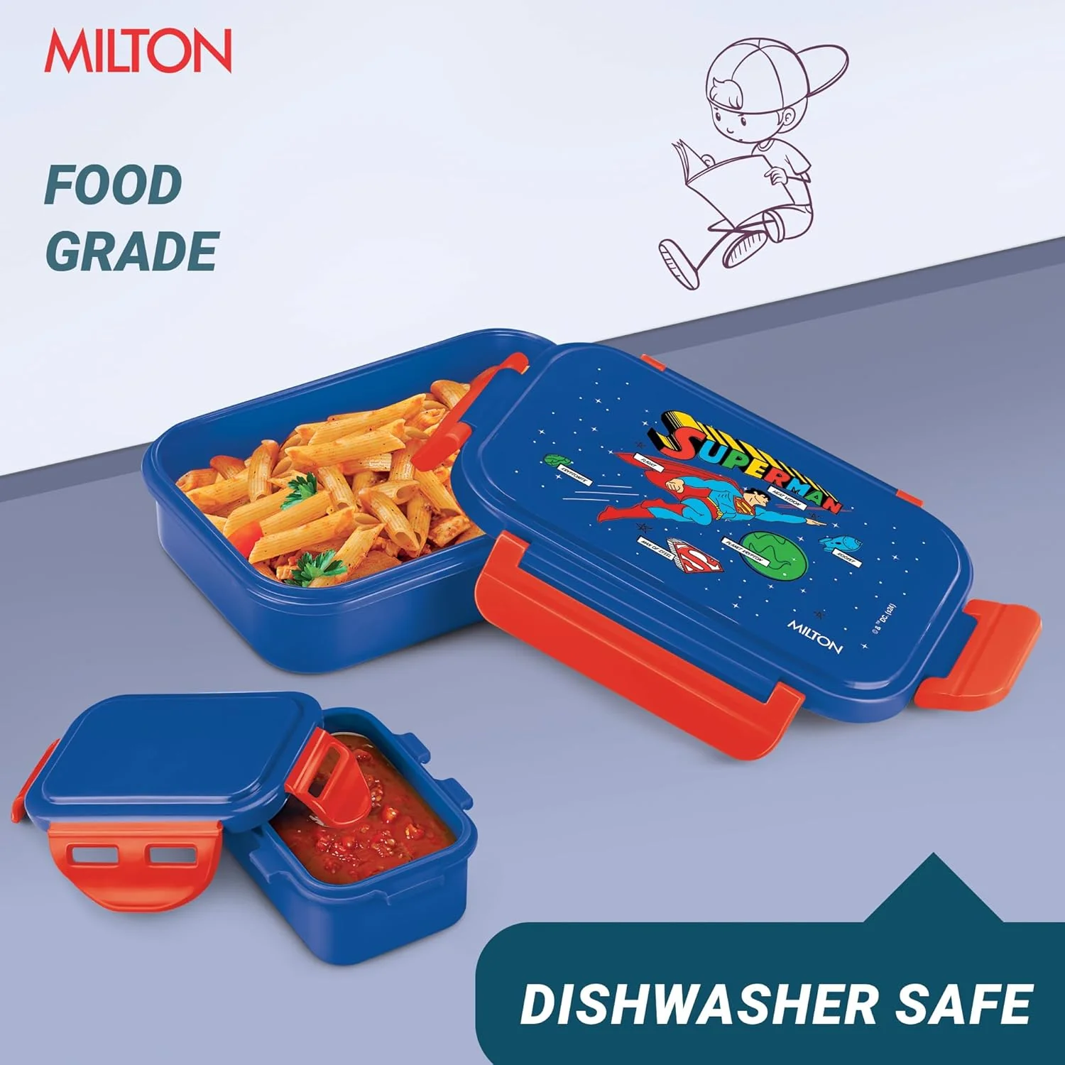 Candy Plastic Tiffin (Milton) - Image 2