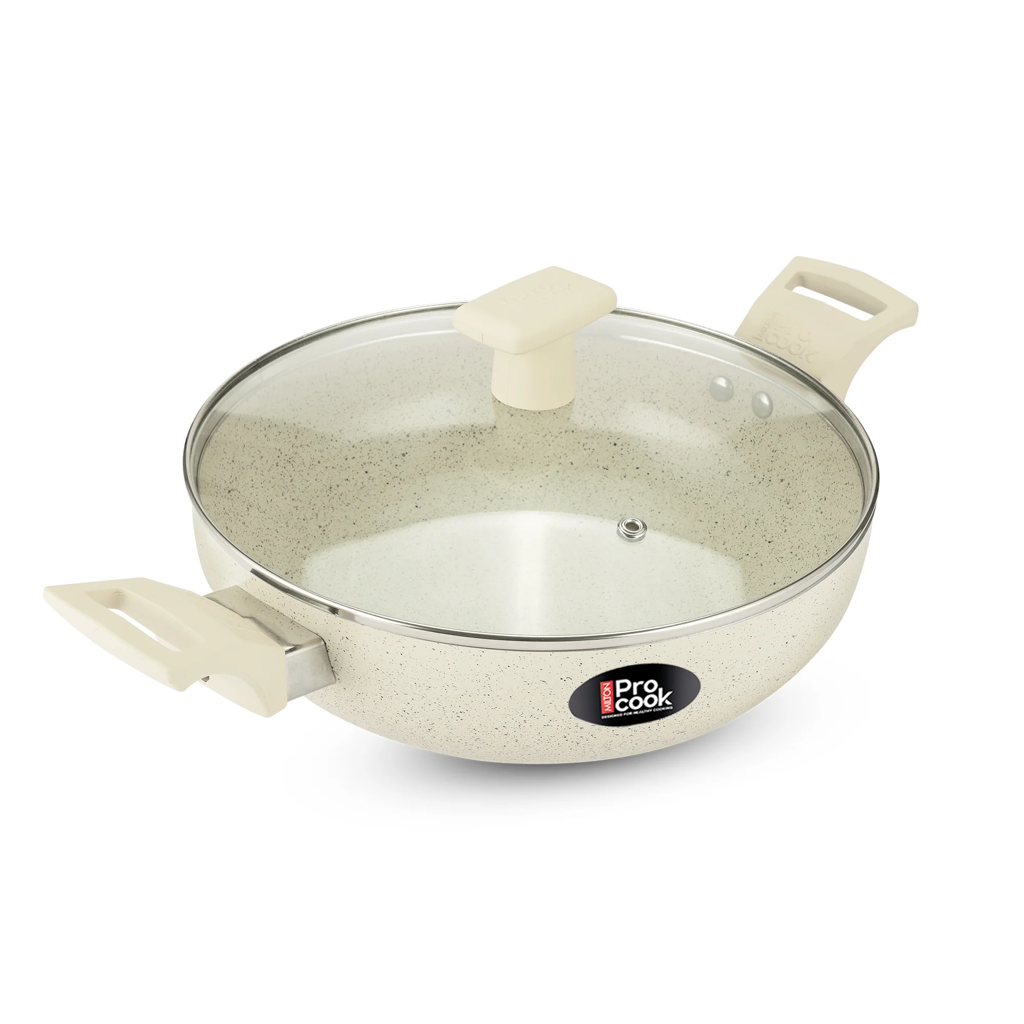 Ceramic Kadhai With Lid (Procook by Milton) - Image 3