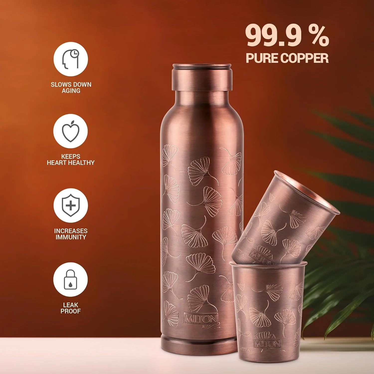Copper Elegante Bottle Gift Set (Milton) - Image 4